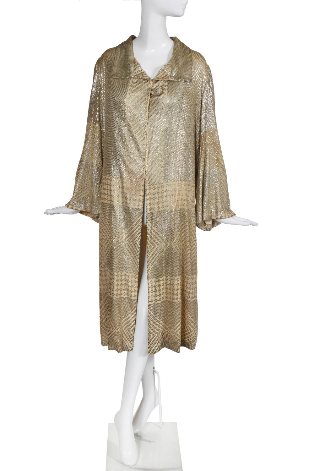 An Asuit/Azute evening coat, late 1920s