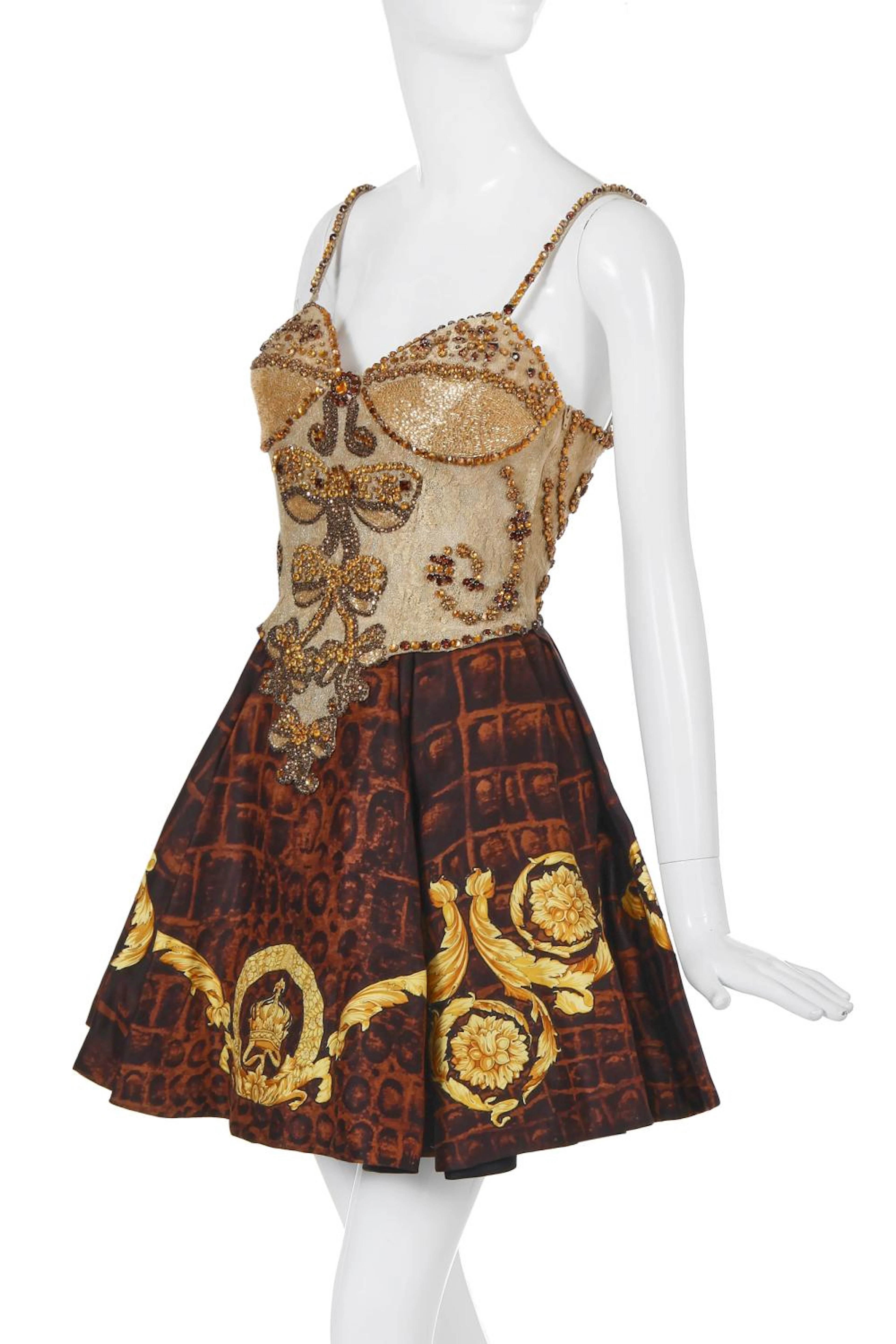 A fine and rare Gianni Versace cocktail dress