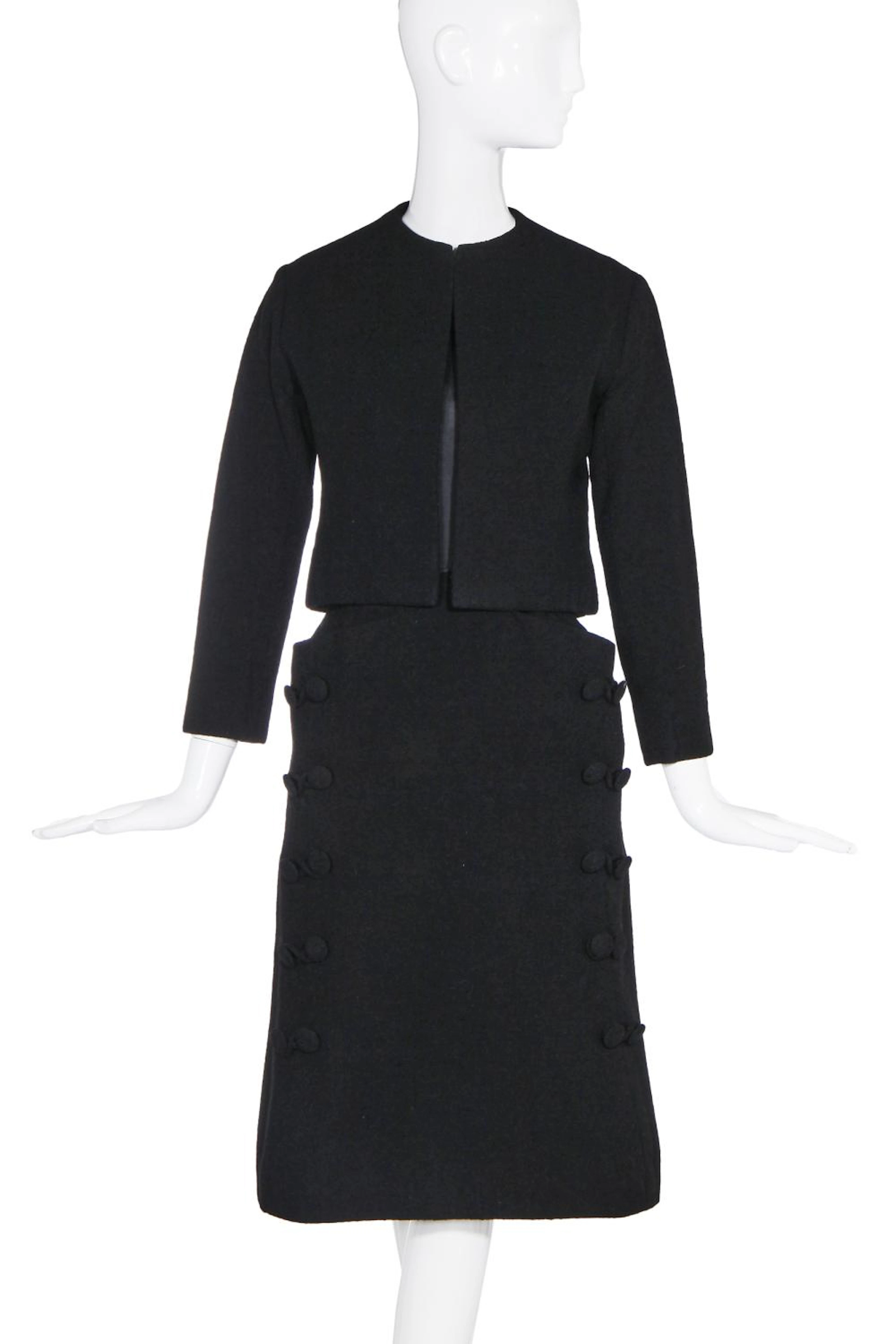 A Christian Dior by Marc Bohan couture dinner ensemble, Autumn-Winter 1961-62,