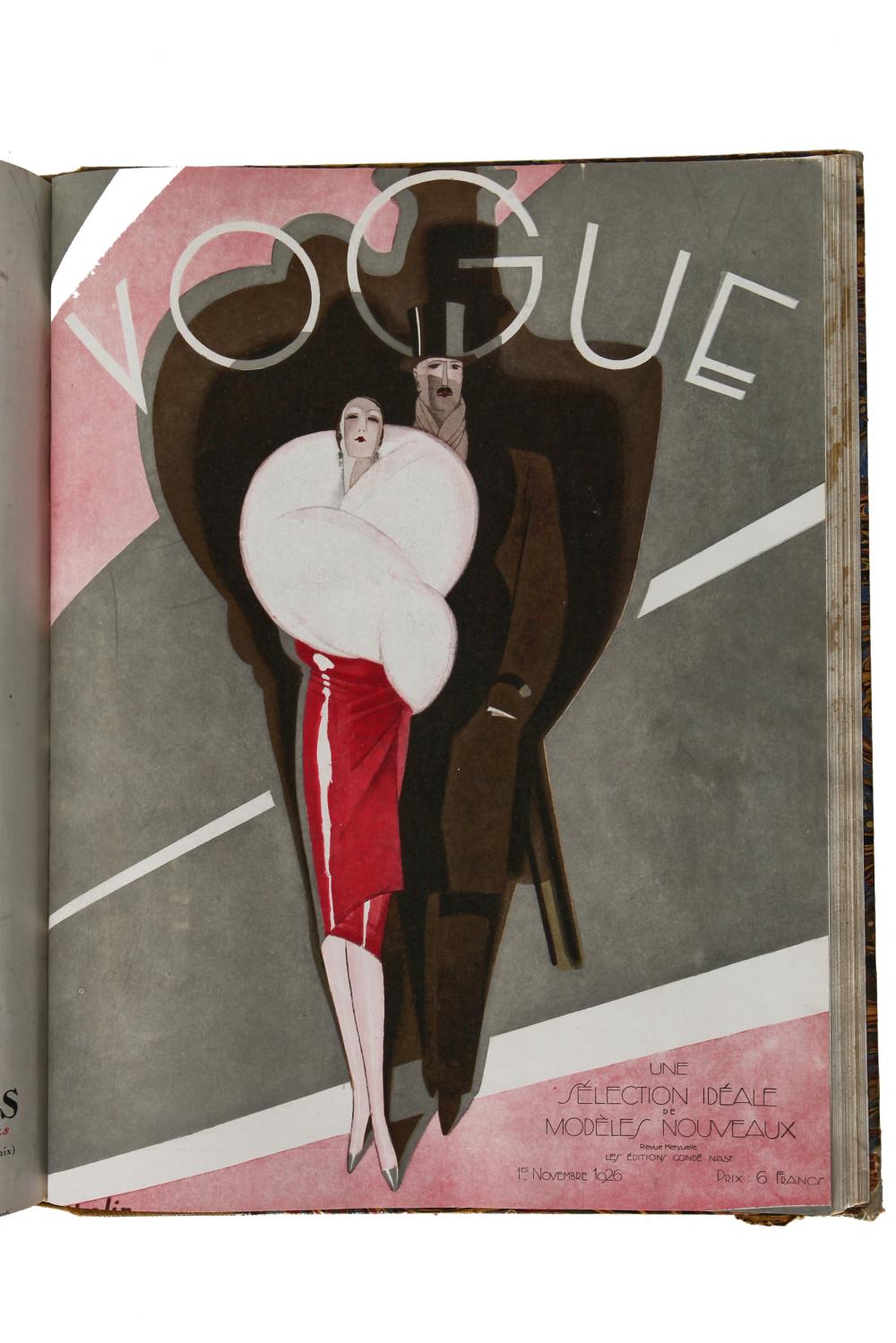 A bound volume of French Vogues, 1926