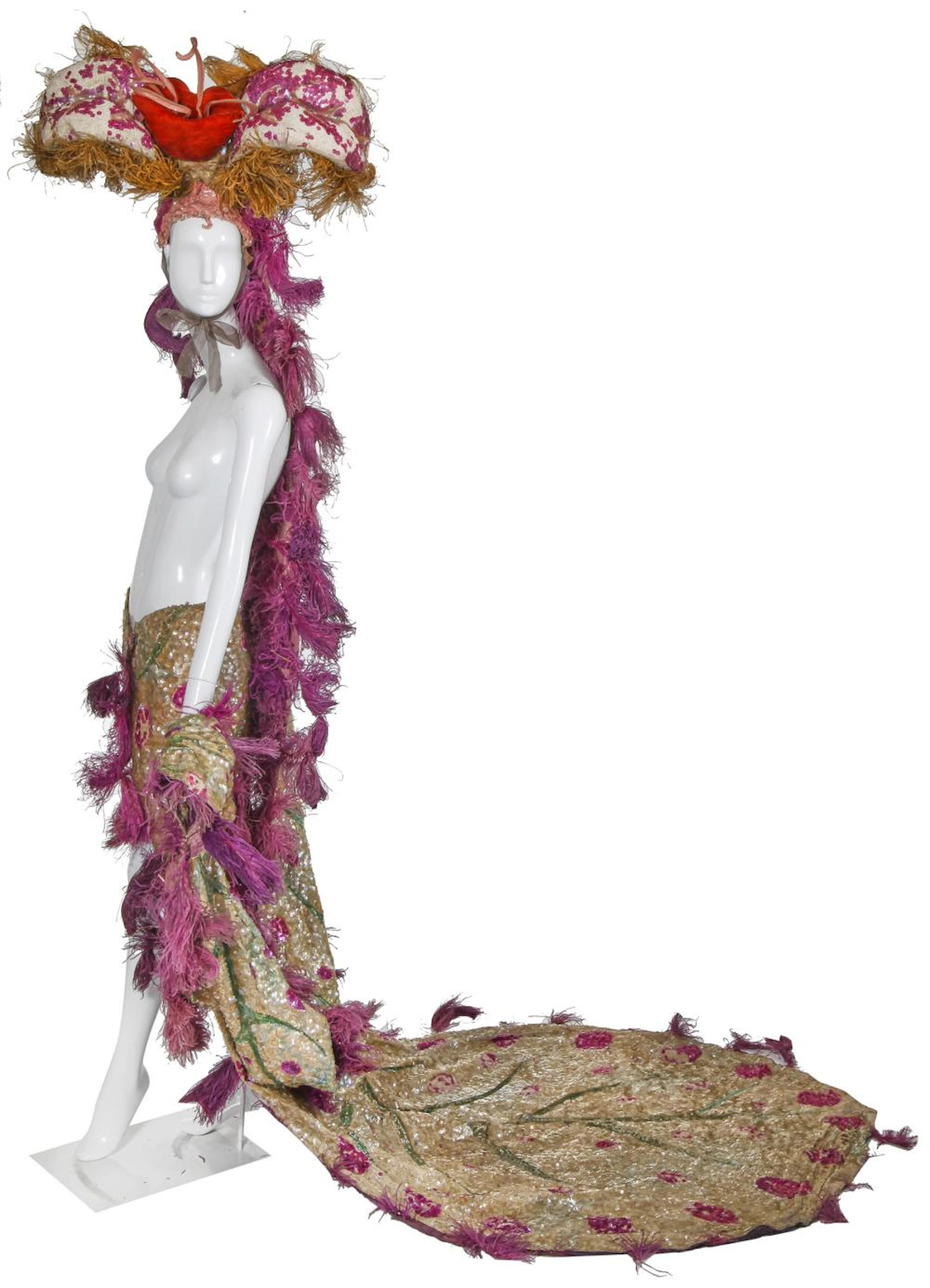 An Erté sequinned ensemble for 'Les Fleurs du Mal', 1930s,