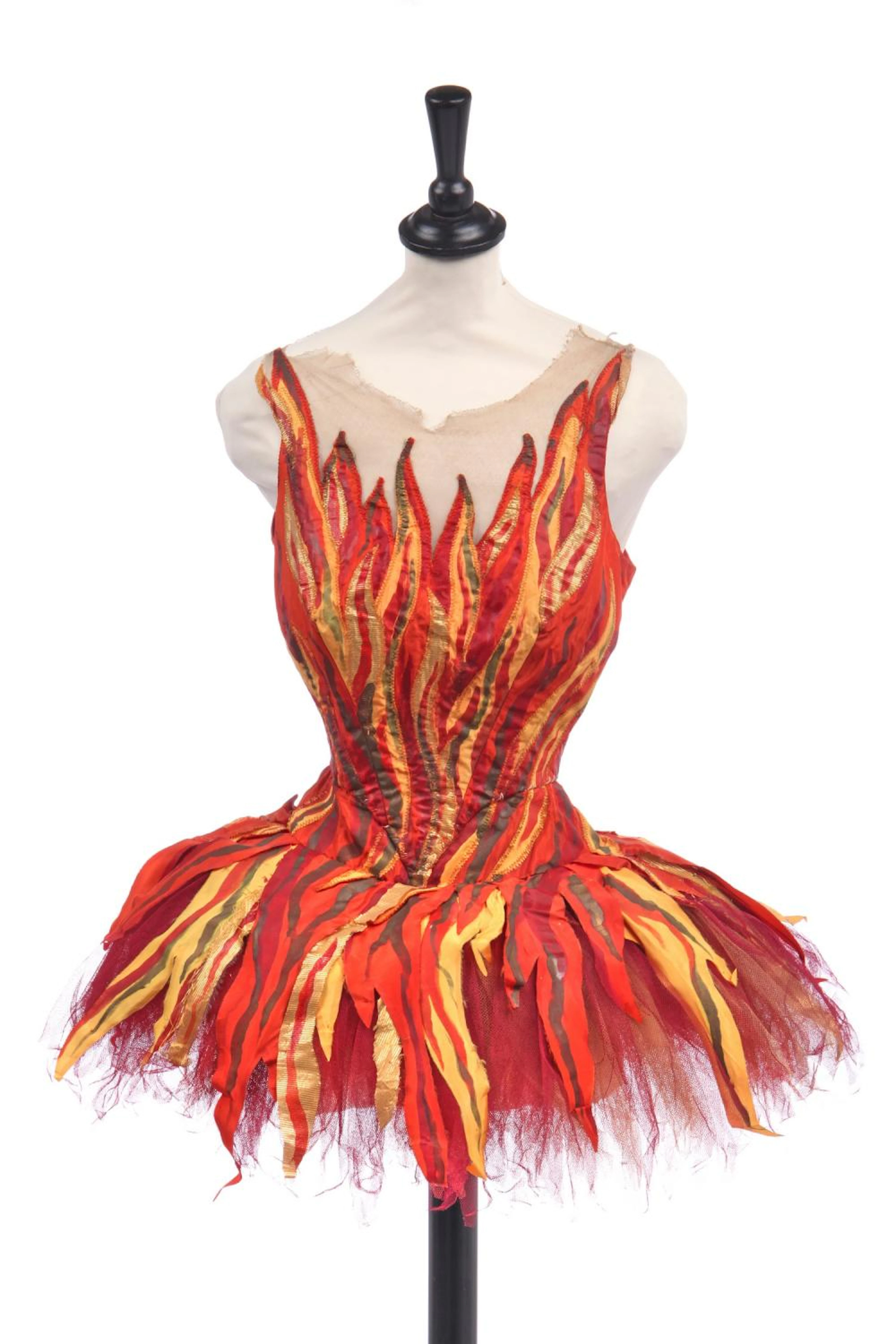 Judith Sinclair's tutu as the Fire Fairy in 'Sleeping Beauty', Act I, 1959,