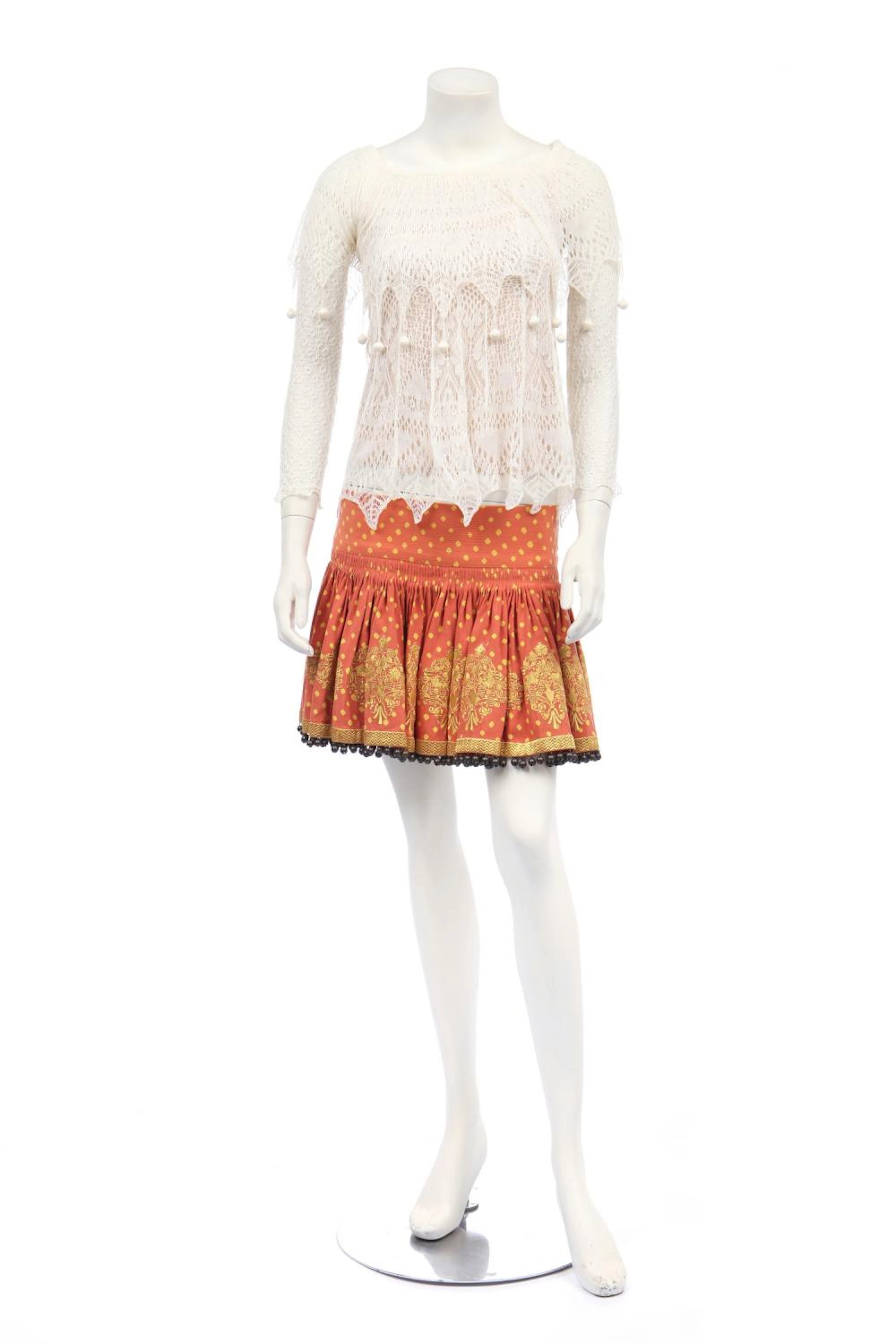 A group of designer mainly printed summer fashion, 2002-moder