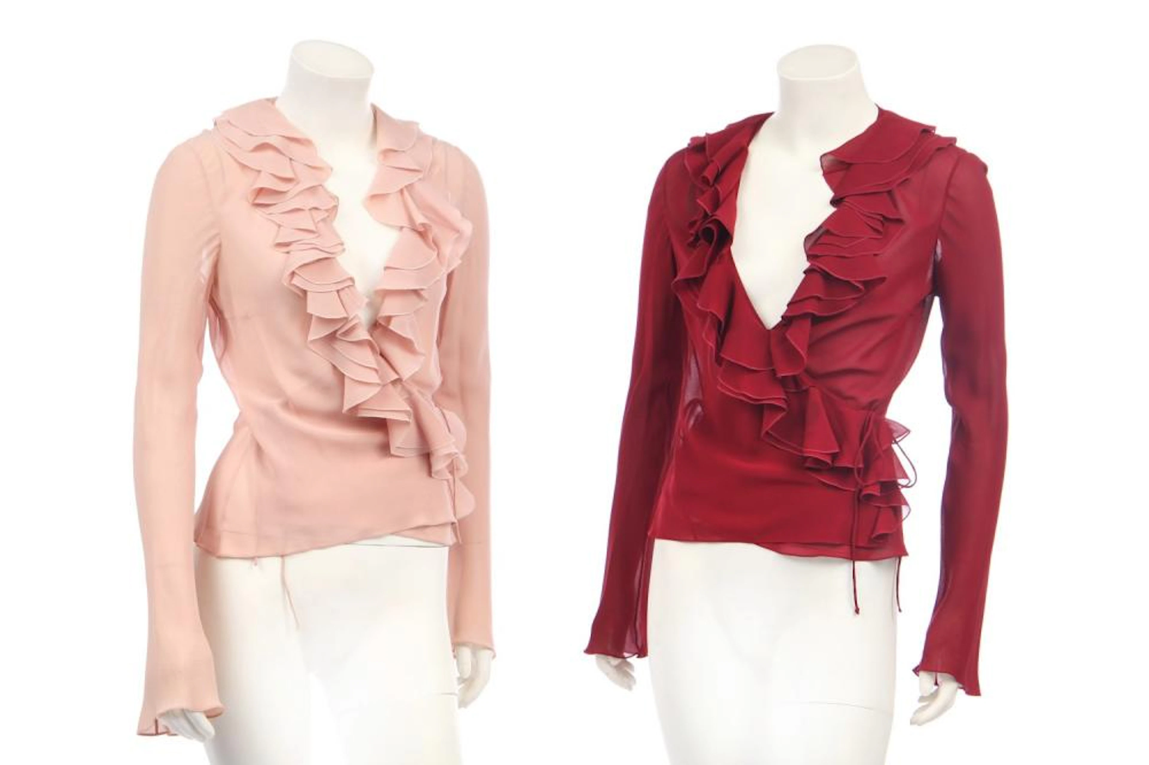 A group of Christian Dior by John Galliano designer blouses/bodices and others