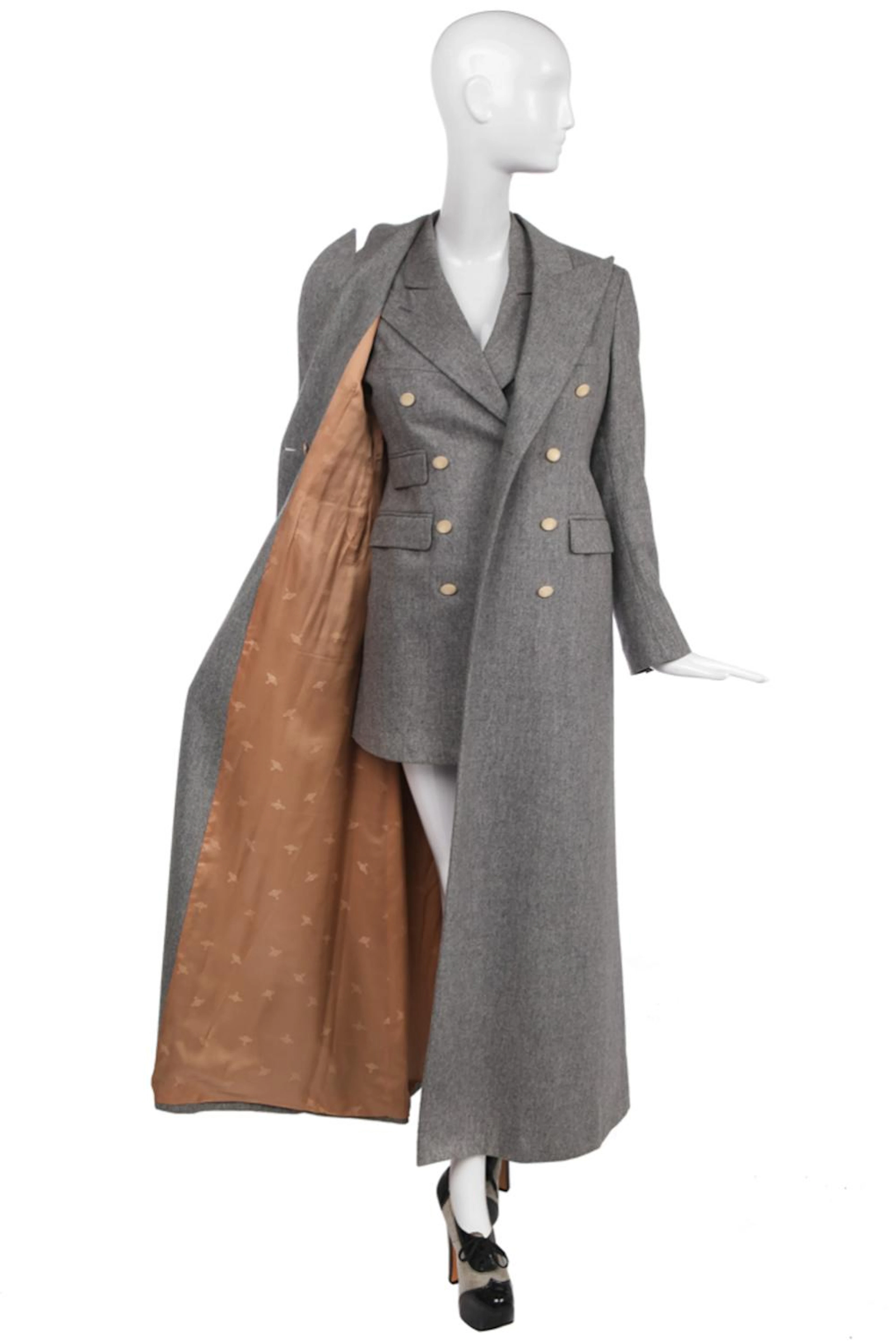 A Vivienne Westwood complete grey flannel ensemble