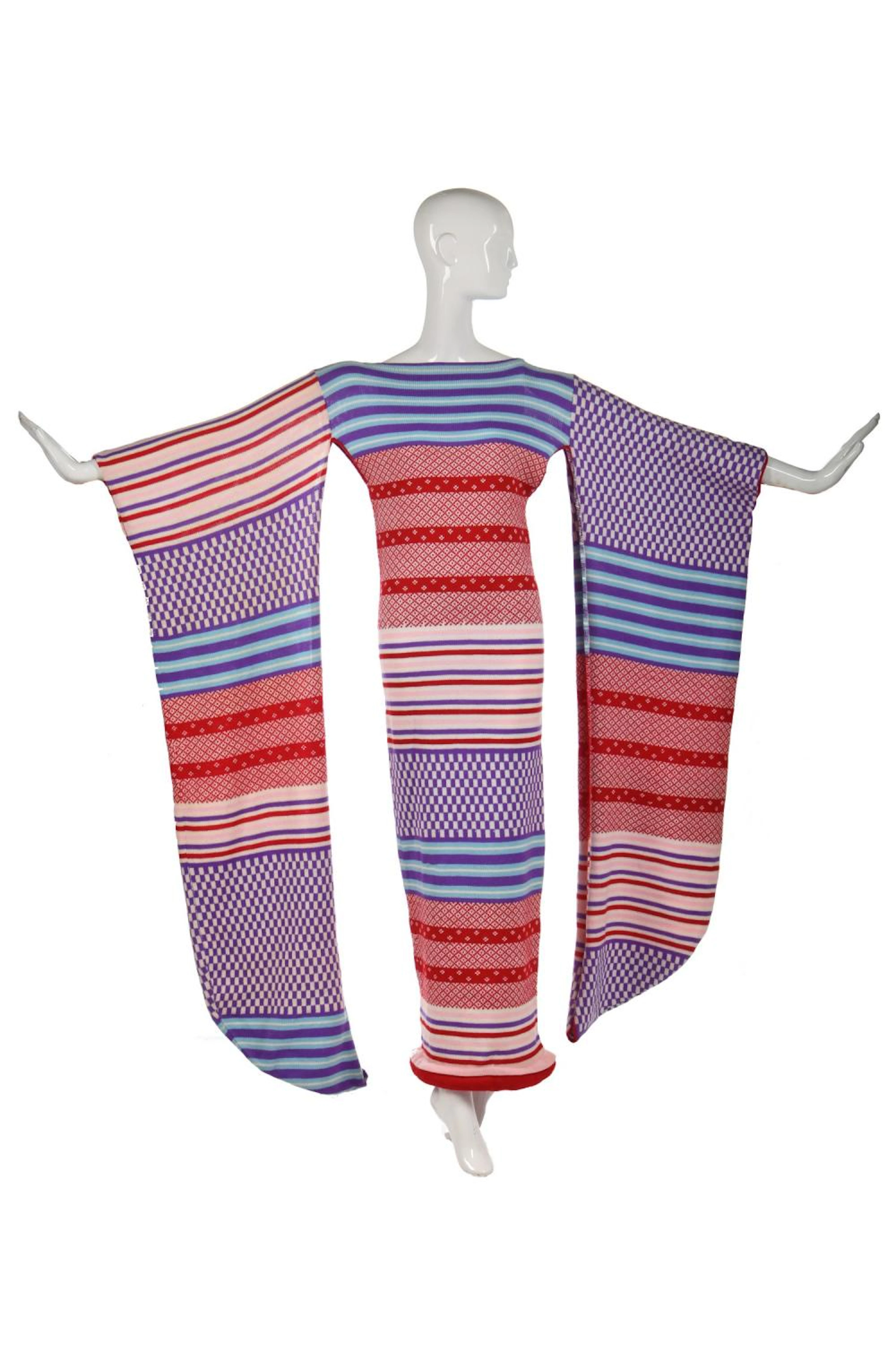 A rare Kansai Yamamoto knitted wool dress, early 1970s