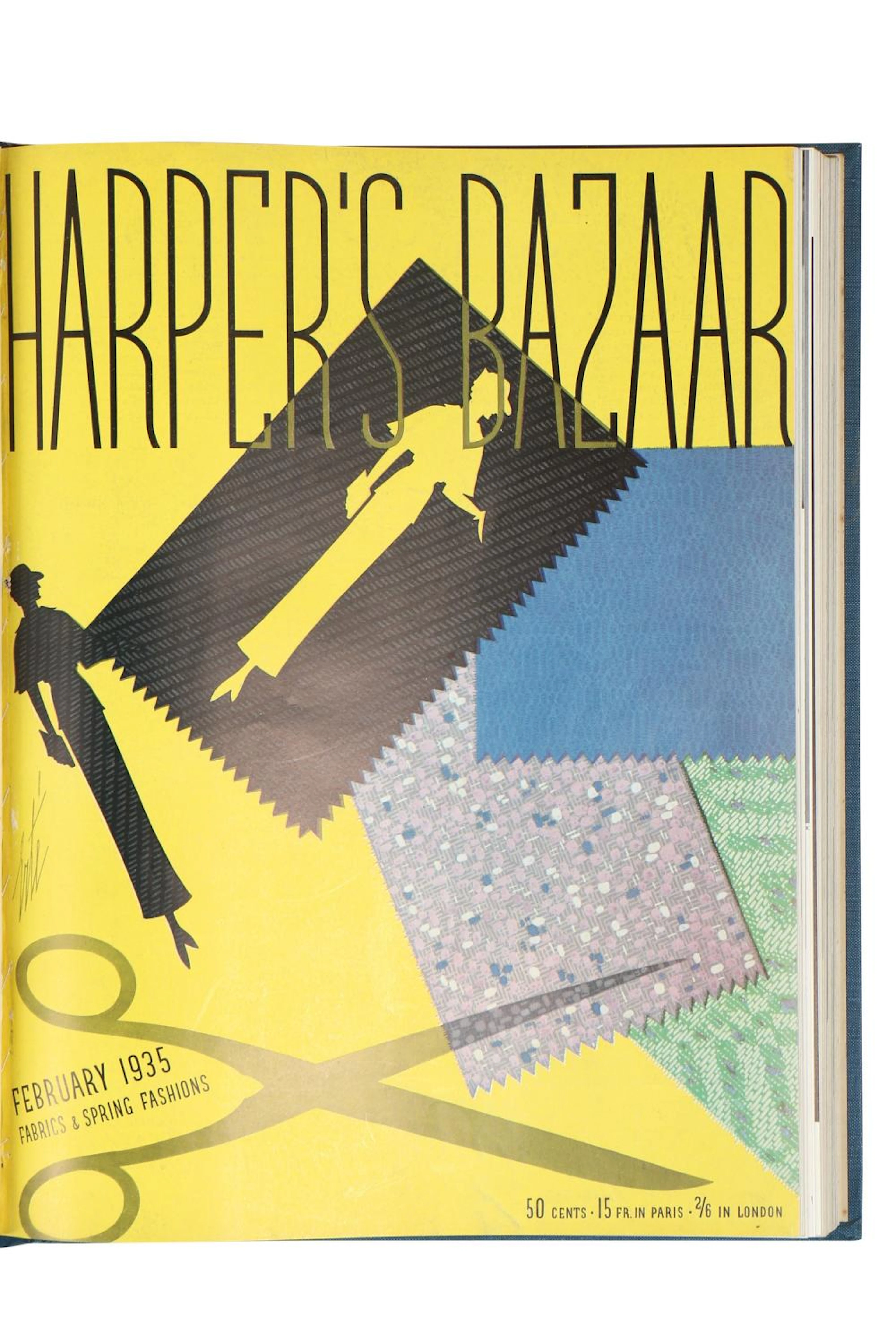 Bound volumes of Harper's Bazaar, American, 1930 to 1938, mainly complete runs,