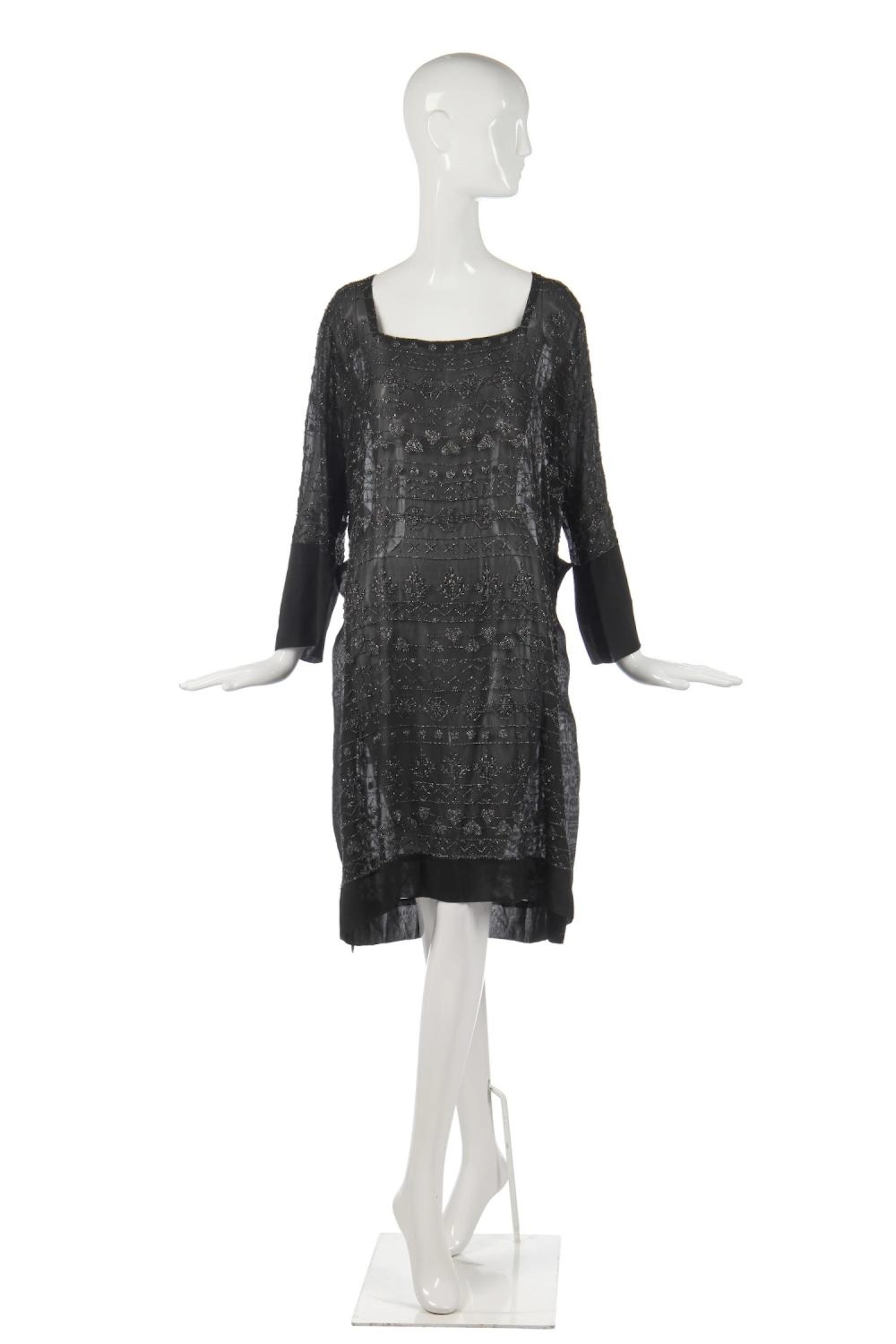 A beaded tunic/overdress, attributed to Gabrielle Chanel, Spring-Summer 1922,