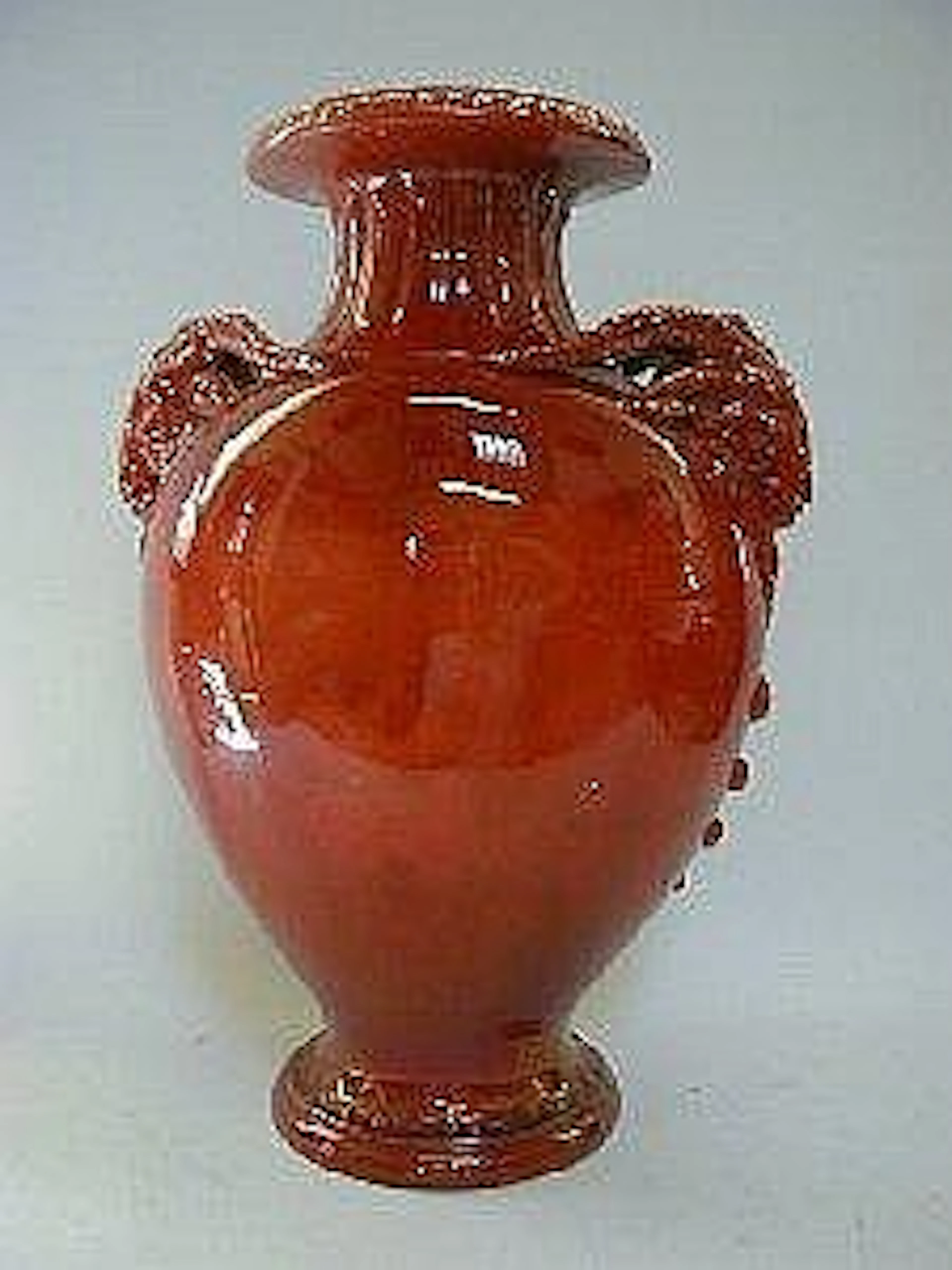 AN ART POTTERY BALUSTER VASE