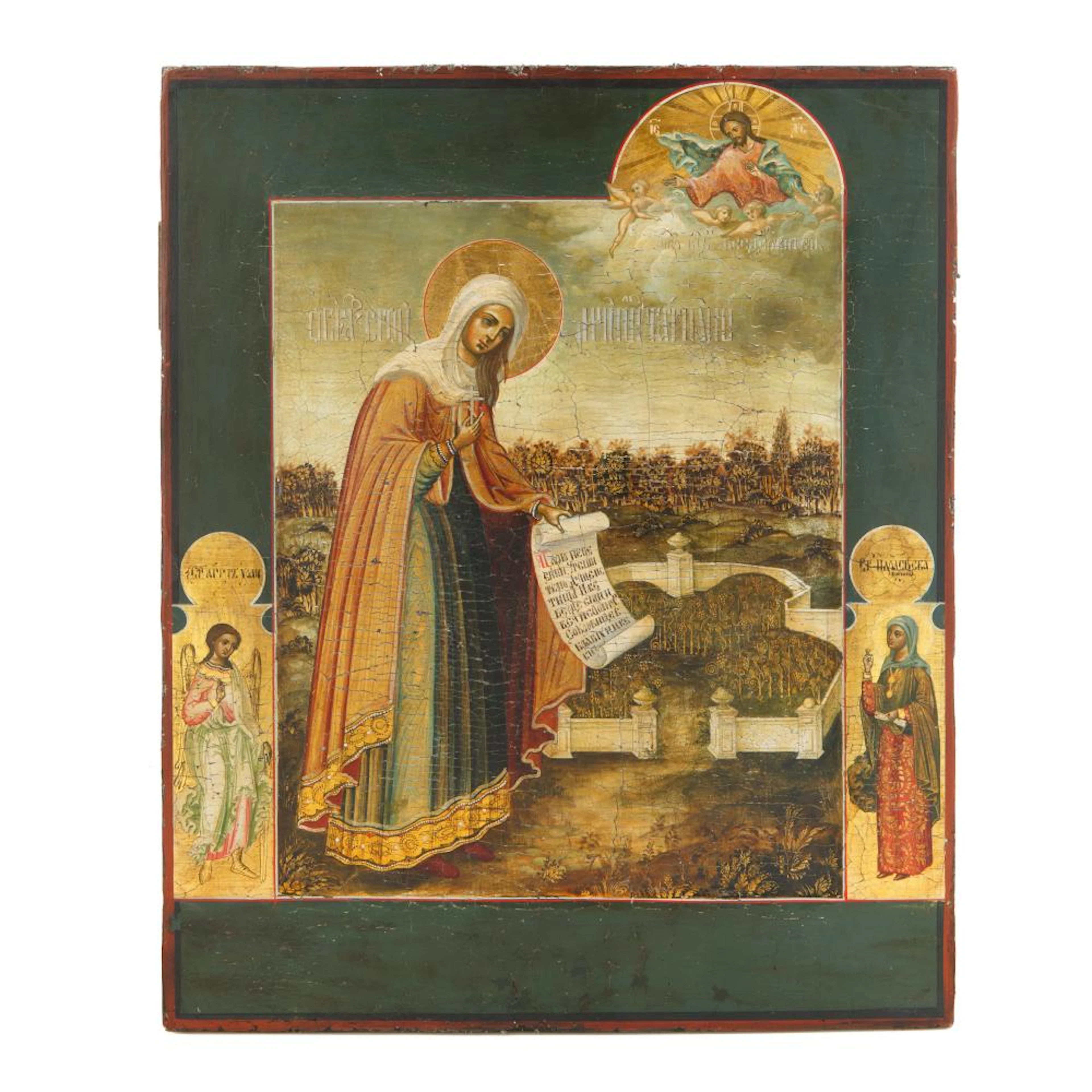 A RUSSIAN ICON OF THE BOGOLYUBOV MOTHER OF GOD, MOSCOW SCHOOL