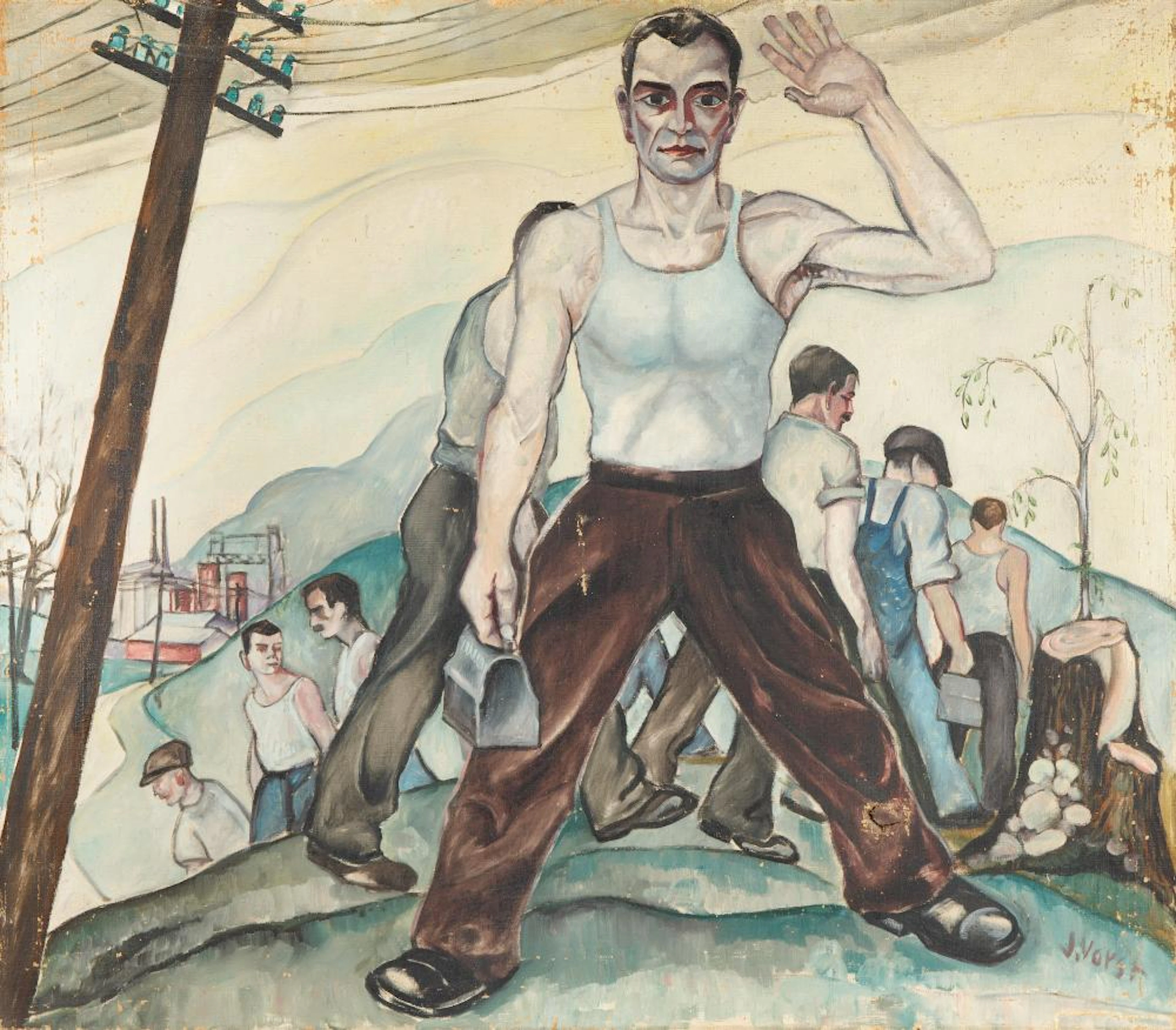 JOSEPH PAUL VORST (GERMAN-AMERICAN 1887-1947)