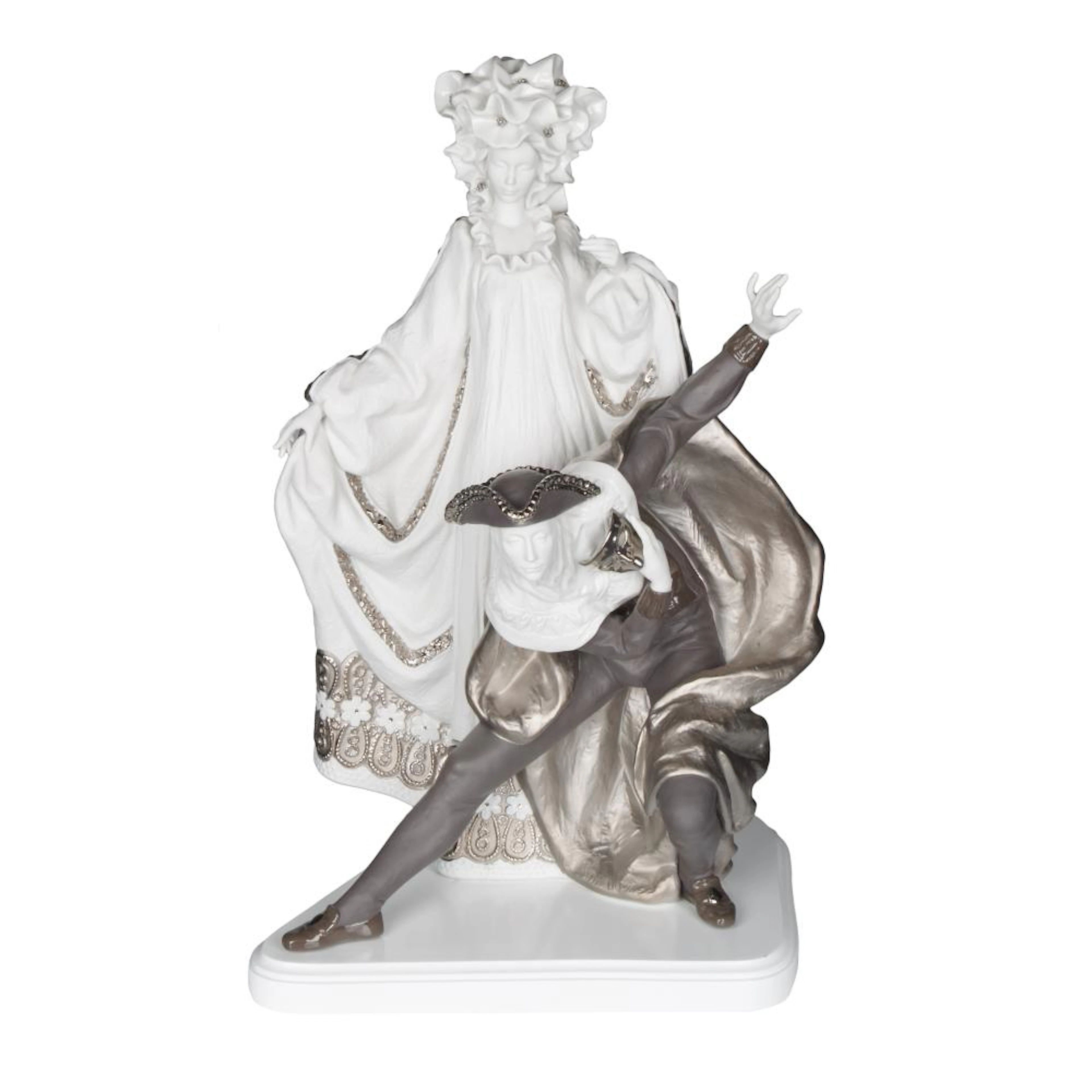 LLADRO VENETIAN CARNIVAL COUPLE PORCELAIN SCULPTURE
