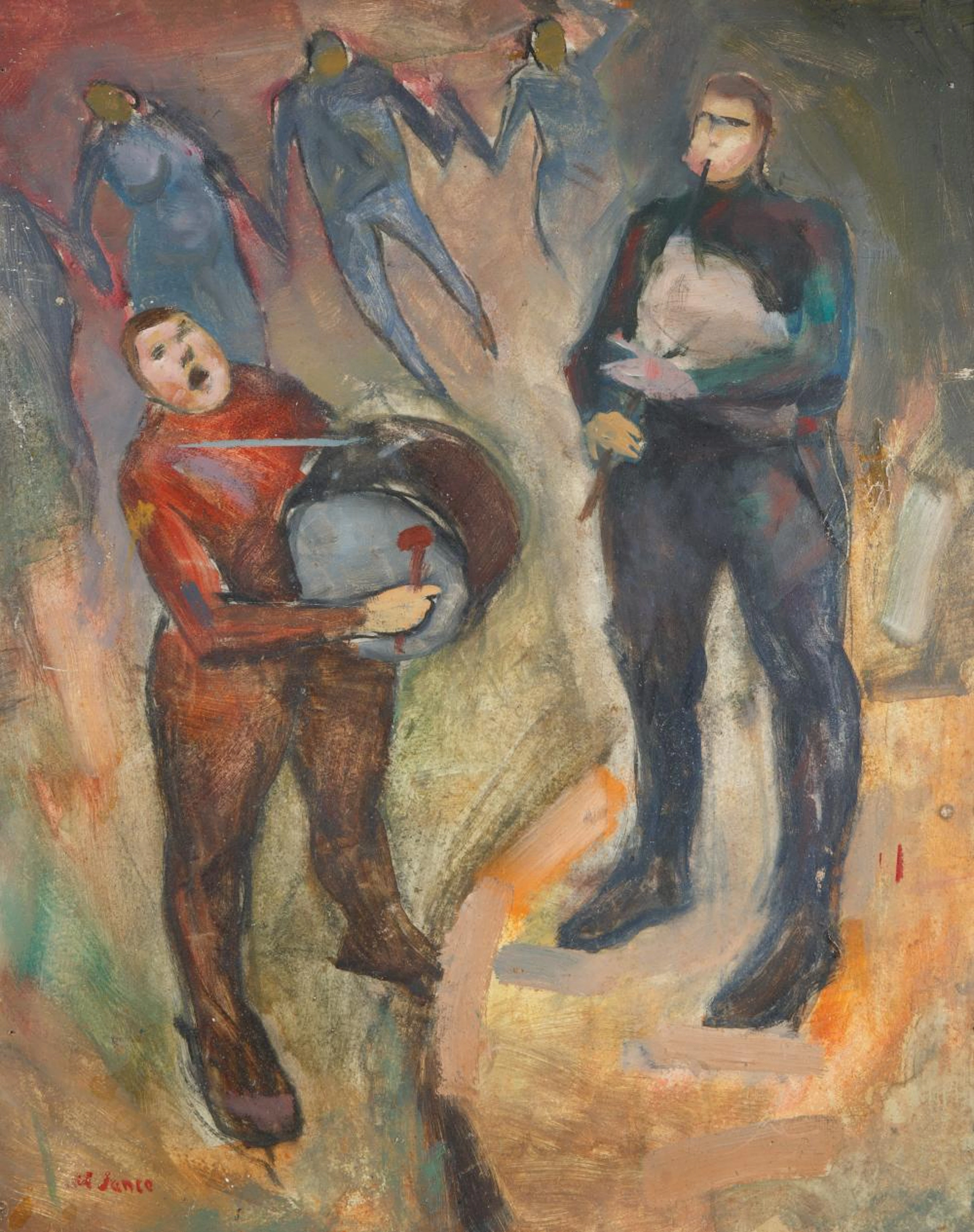 ATTRIBUTED TO MARCEL JANCO (ROMANIAN-ISRAELI 1895-1984)