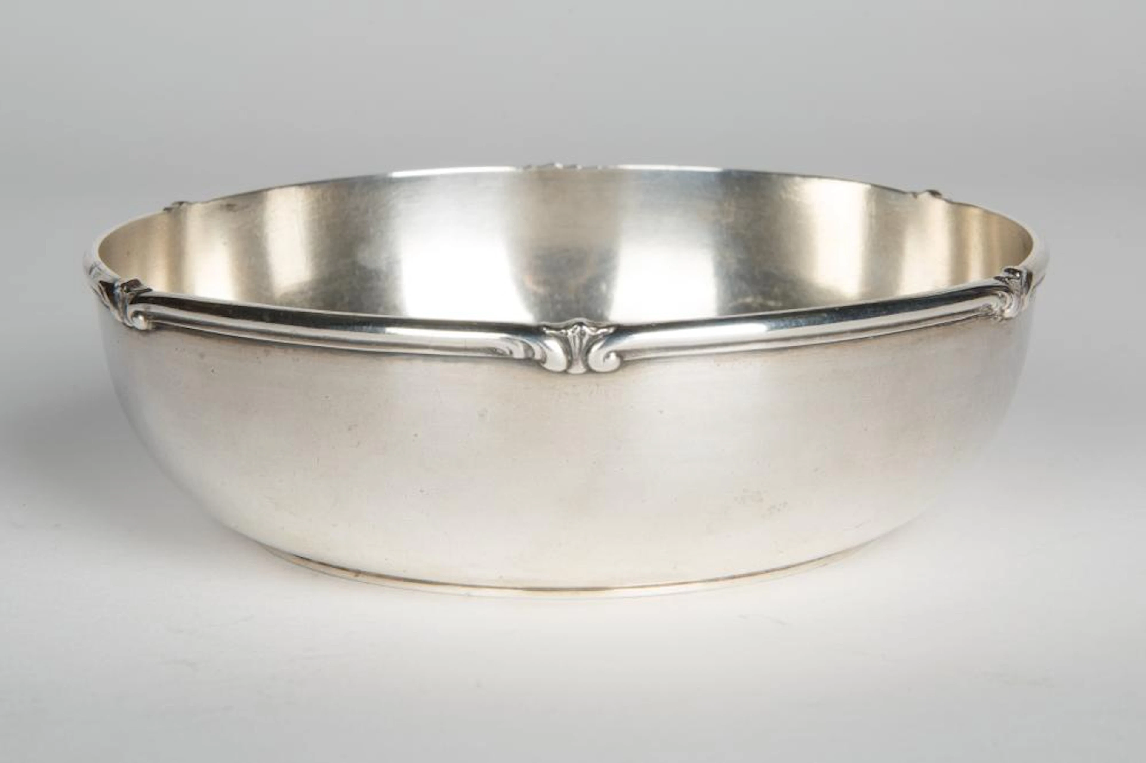 FABERGE SILVER BOWL, 1908-1926