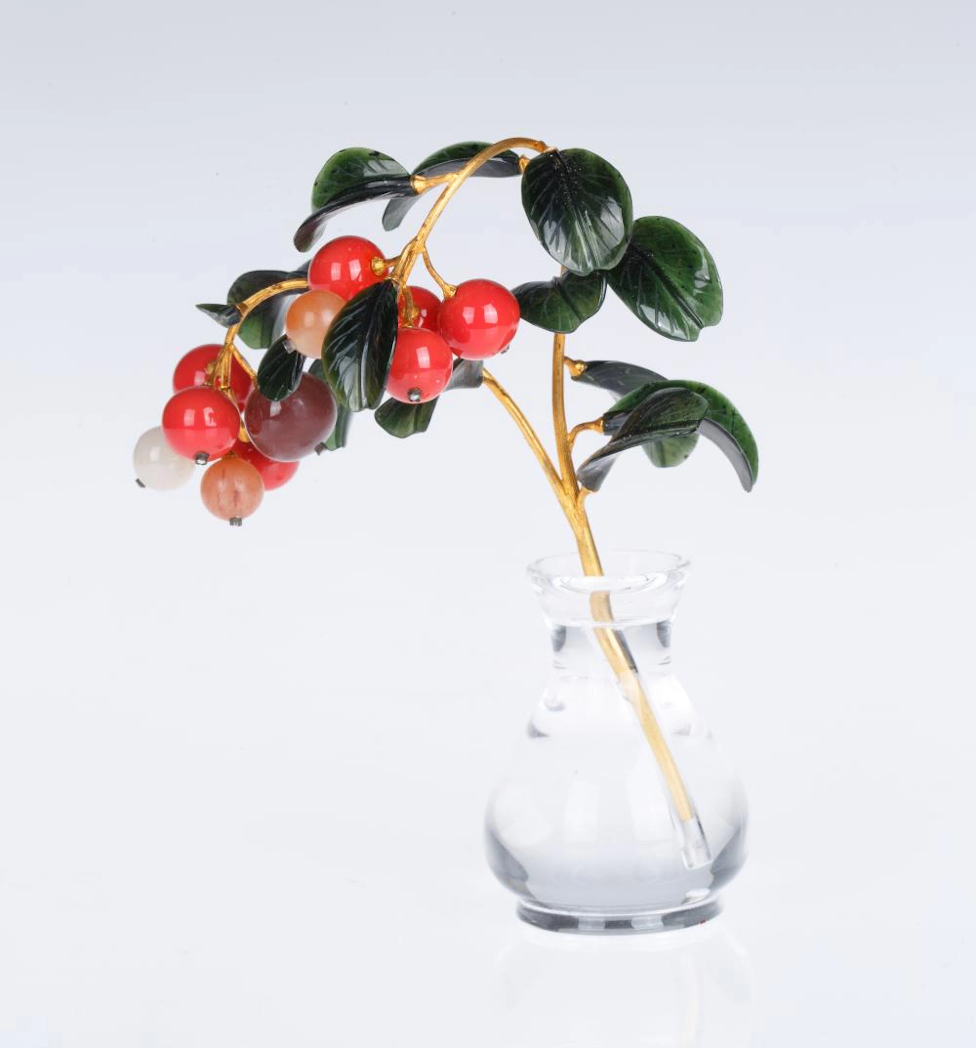 A FABERGE-STYLE 'HOLLY' STUDY