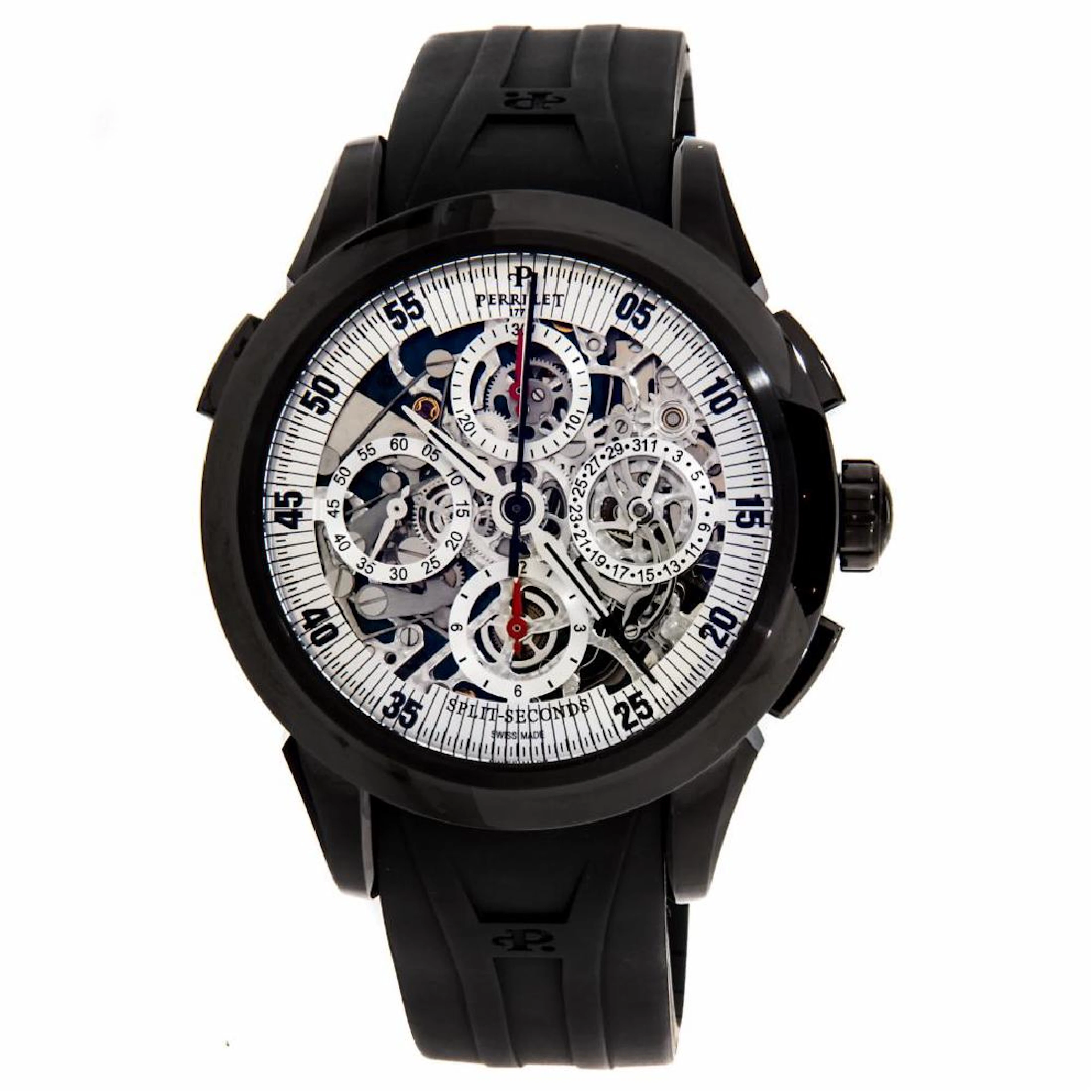 Perrelet Stainless Steel Skeleton Split-Second