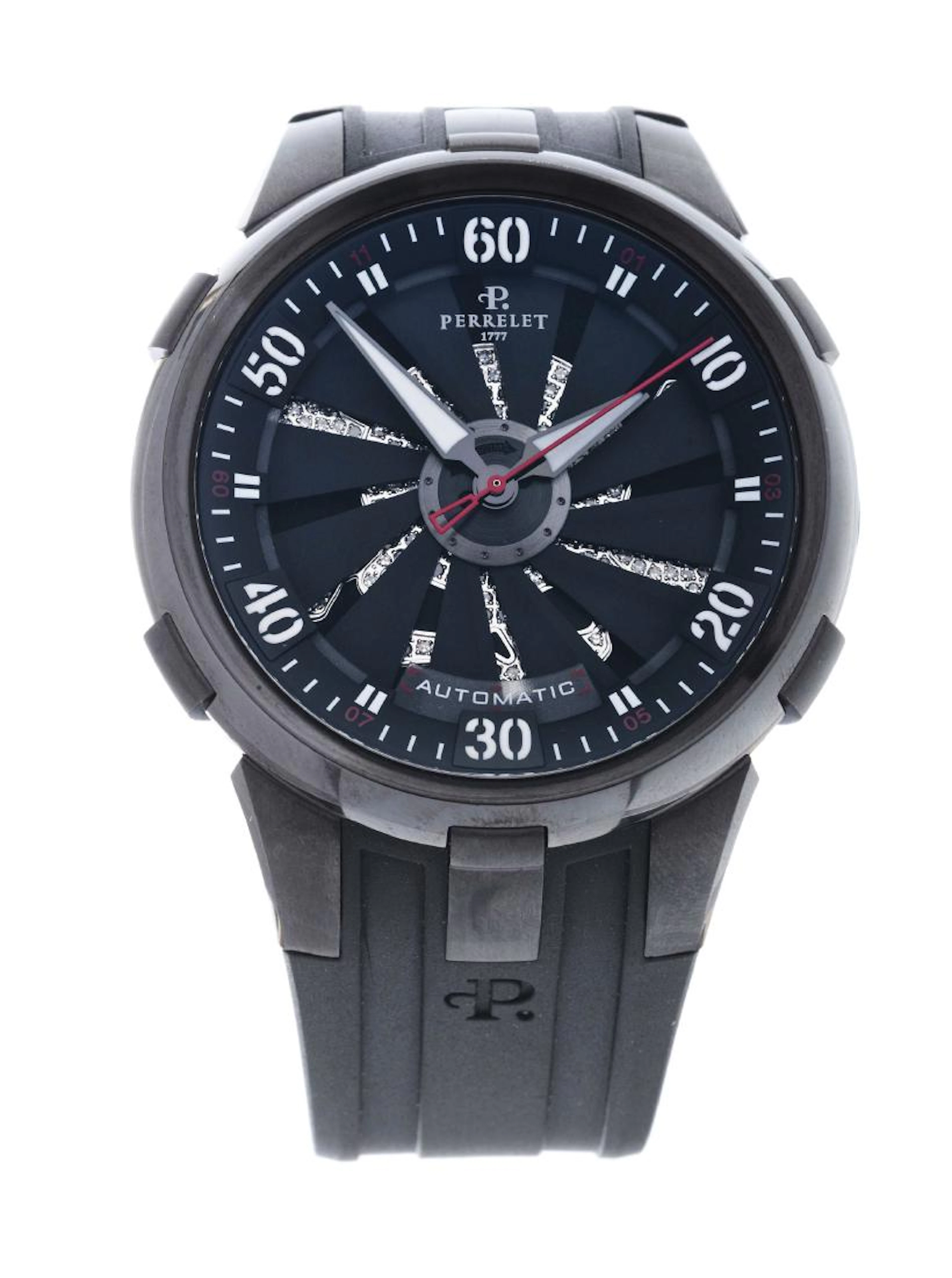 Perrelet Turbine Toxic Black PVD Coated Case Diamond