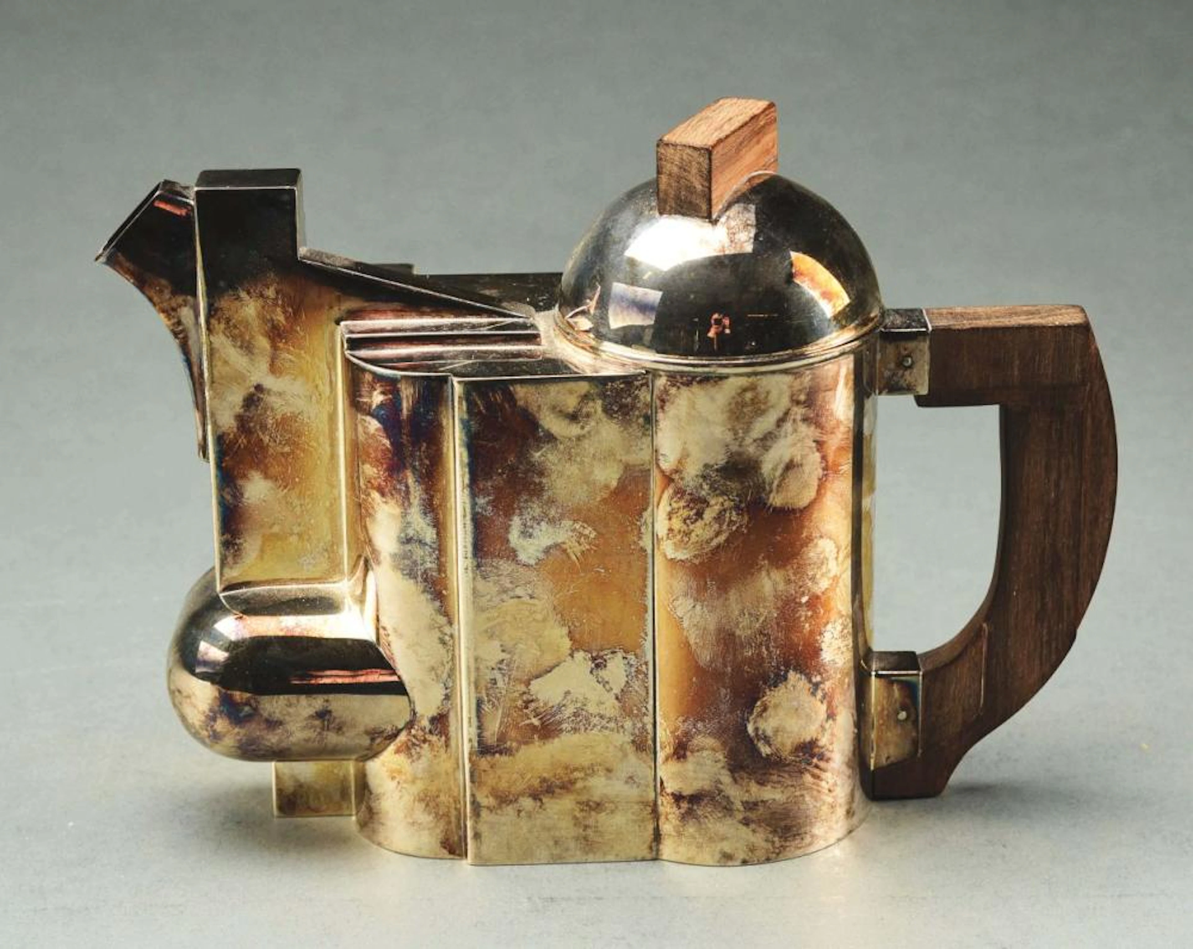 STERLING SILVER TEAPOT.