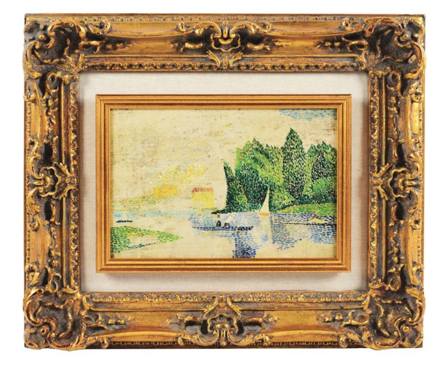 ATTRIBUTED TO HENRI EDMOND CROSS (FRENCH, 1856 - 1910) THE RIVER SEINE.
