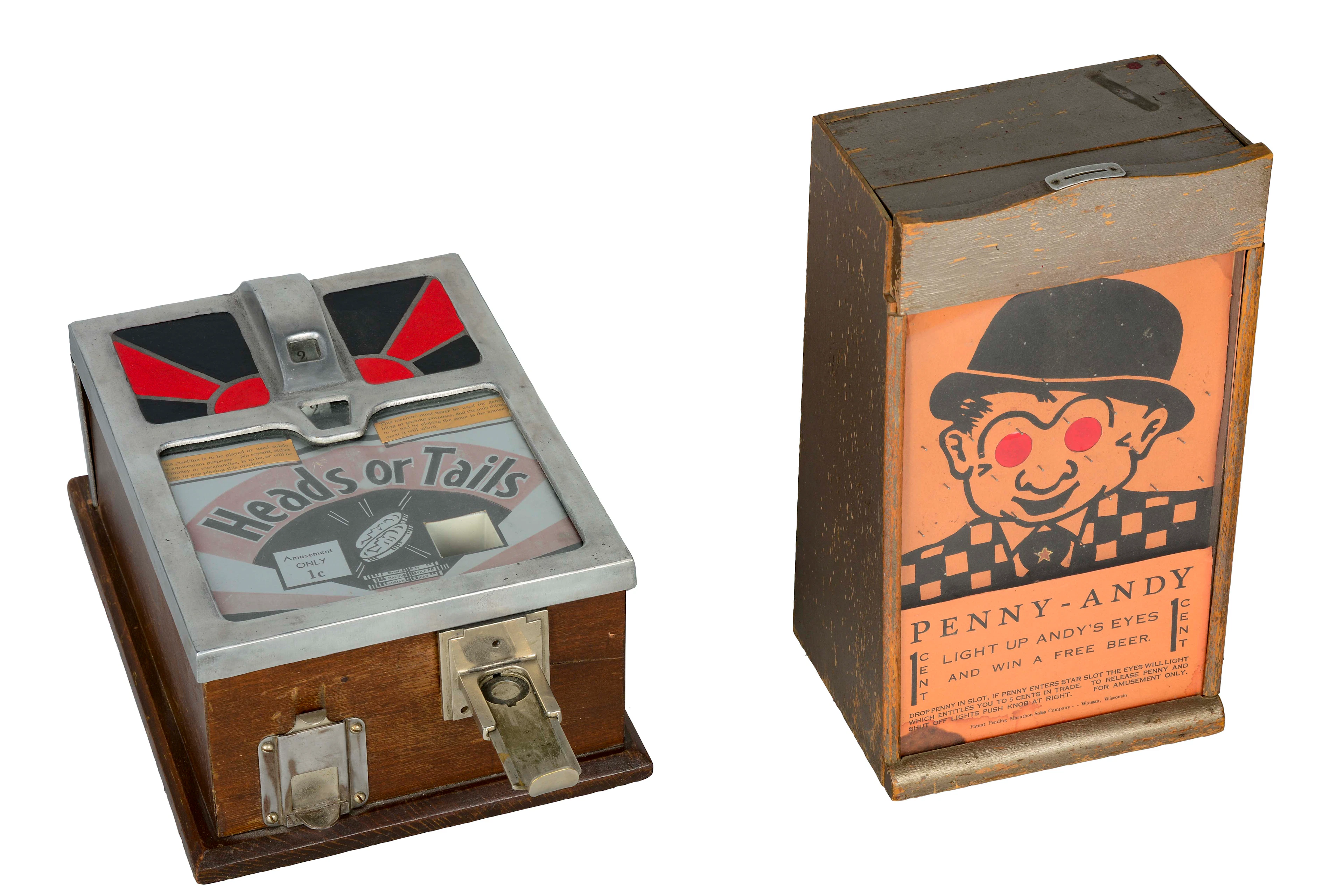 **Lot Of 2: 1¢ Countertop Trade Stimulators.