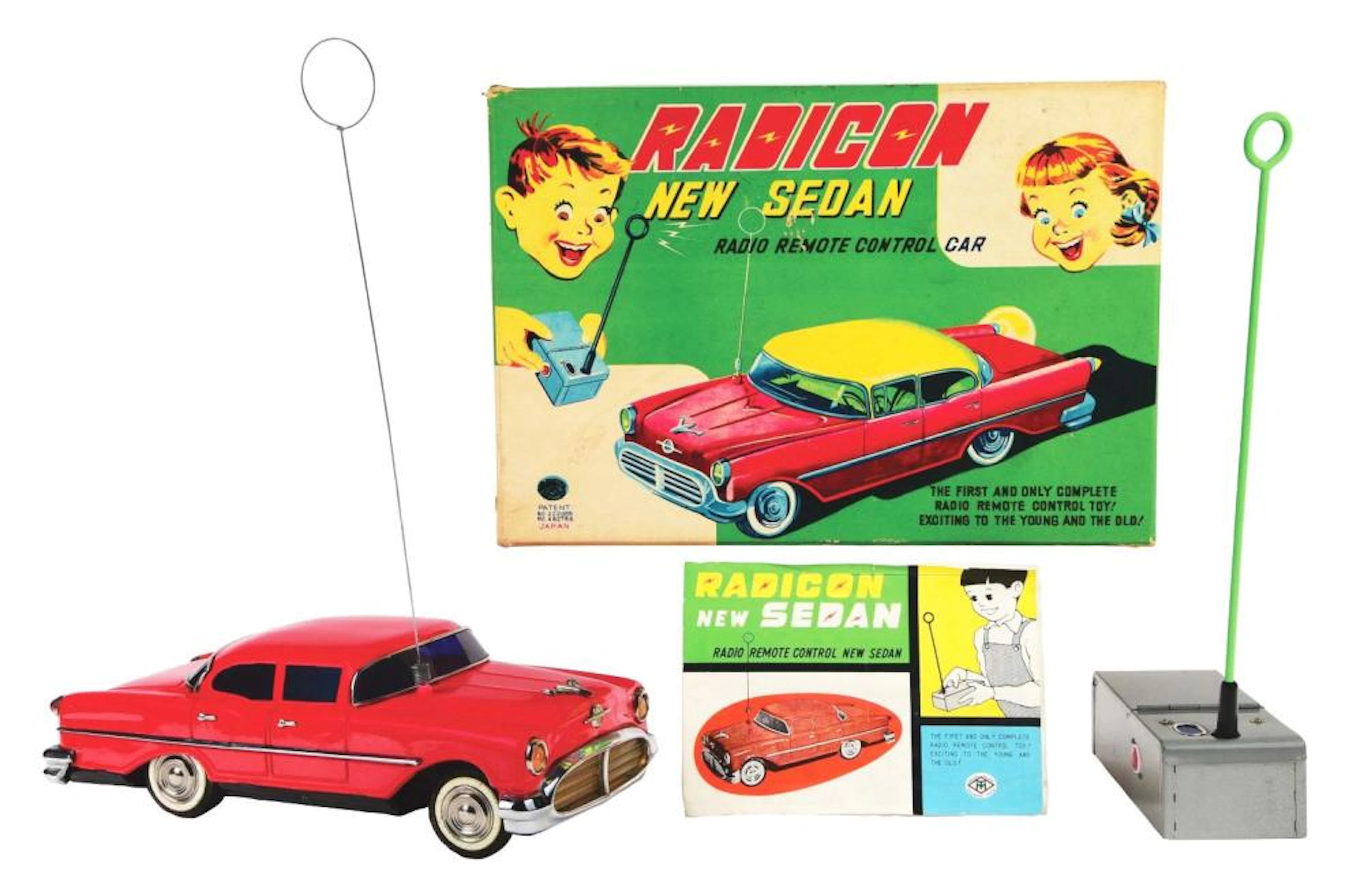 JAPANESE MODERN TOY TIN-LITHO BATTERY-OPERATED REMOTE...