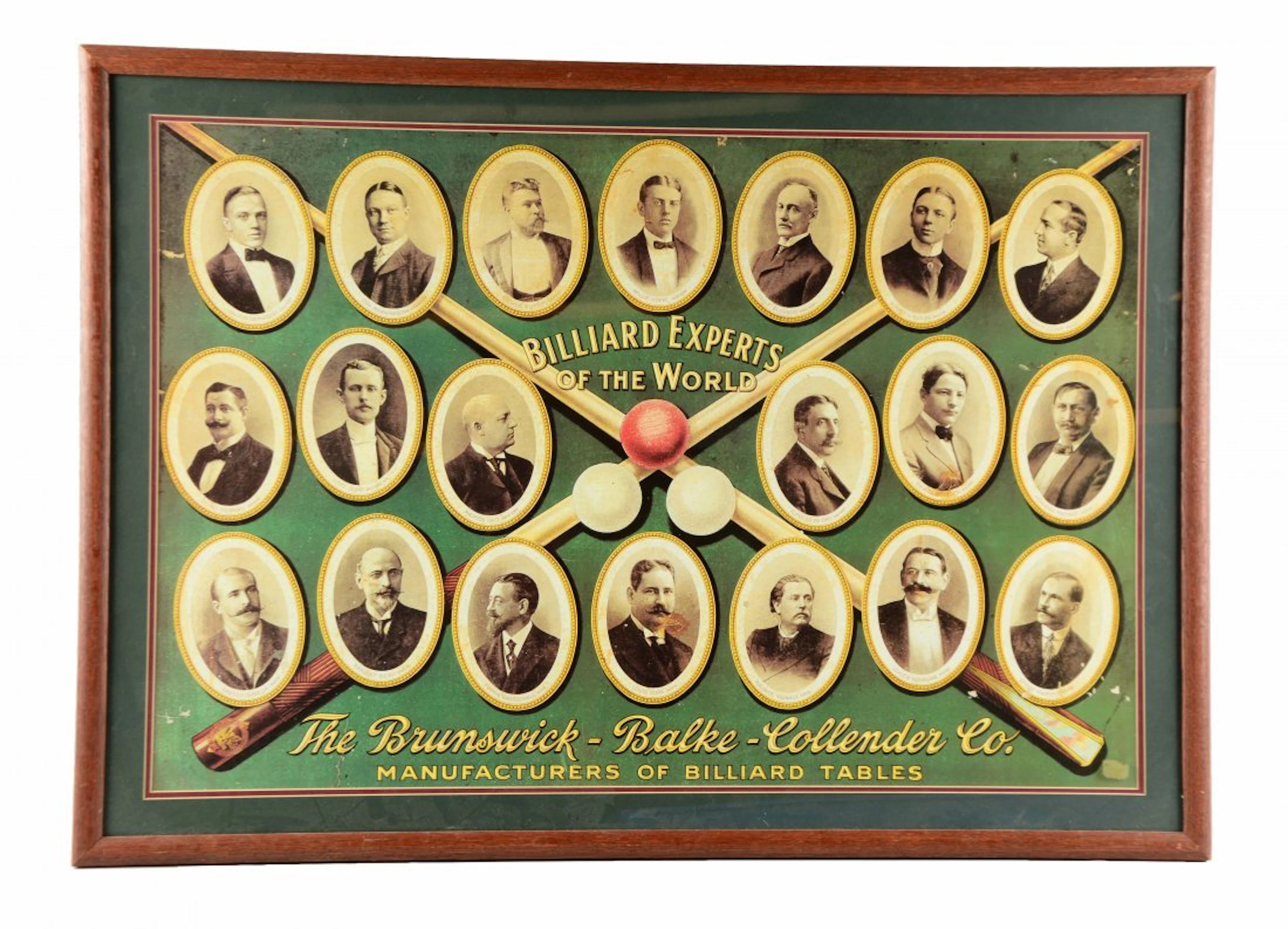 Brunswick Balke Collender Co. Billiard's Poster.