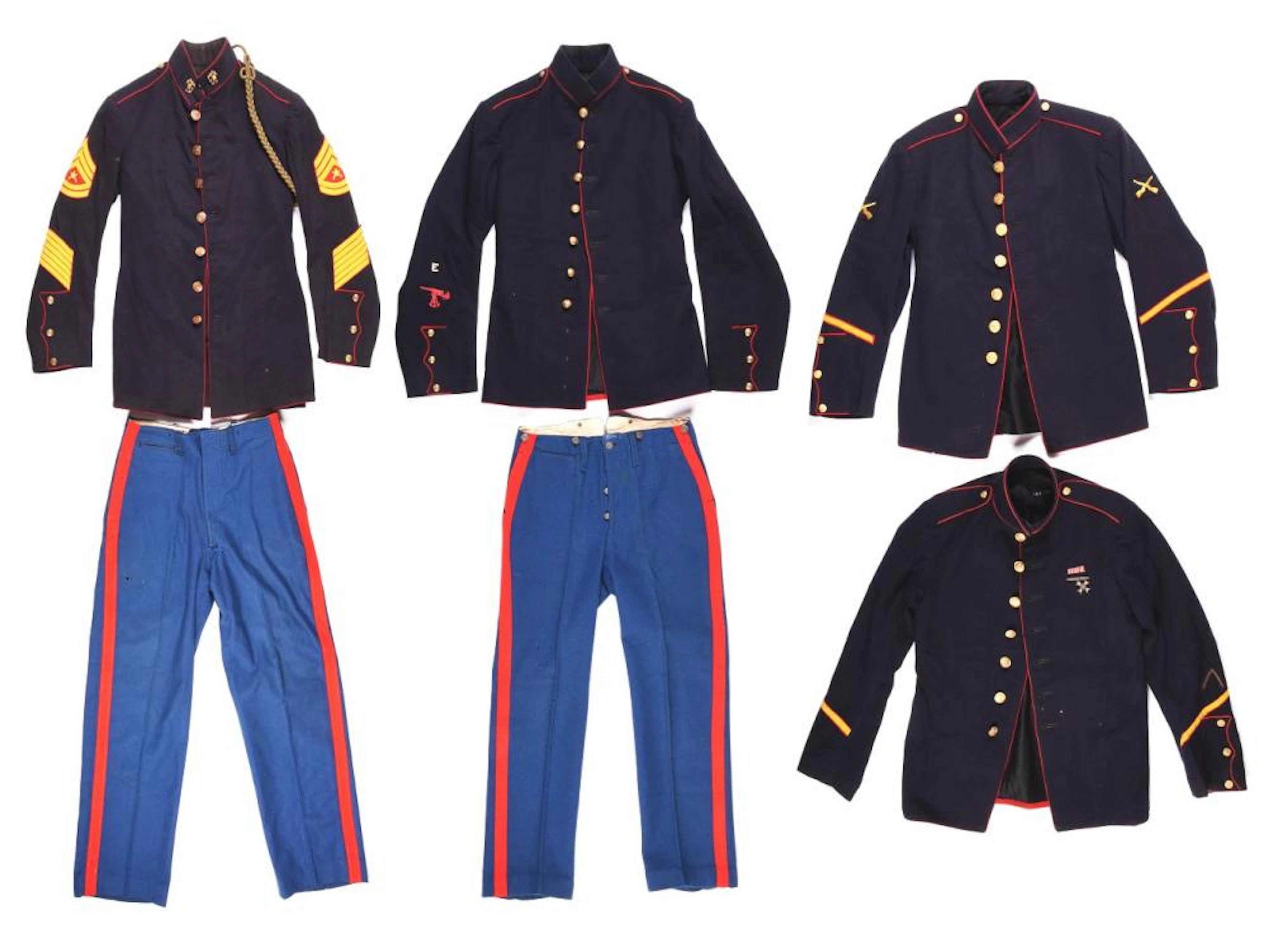 LOT OF WWI ERA USMC DRESS BLUES