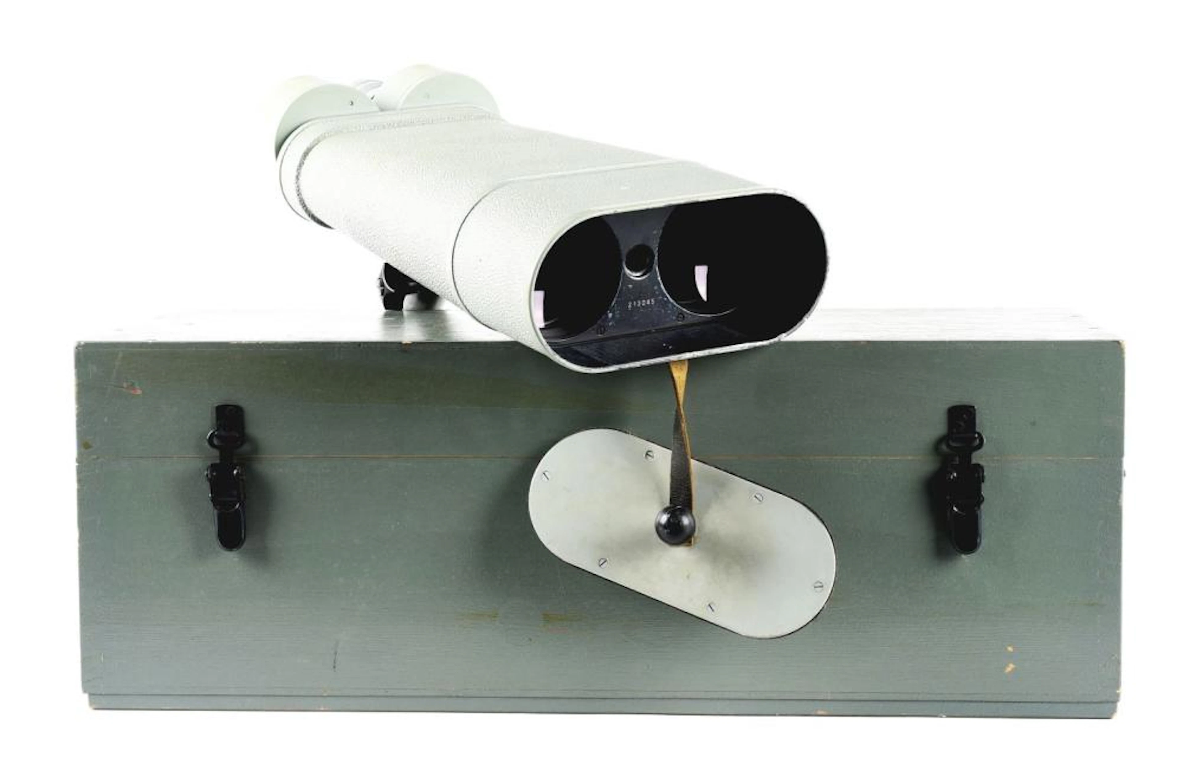 CASED EAST GERMAN CARL ZEISS JENA NAVAL BINOCULARS