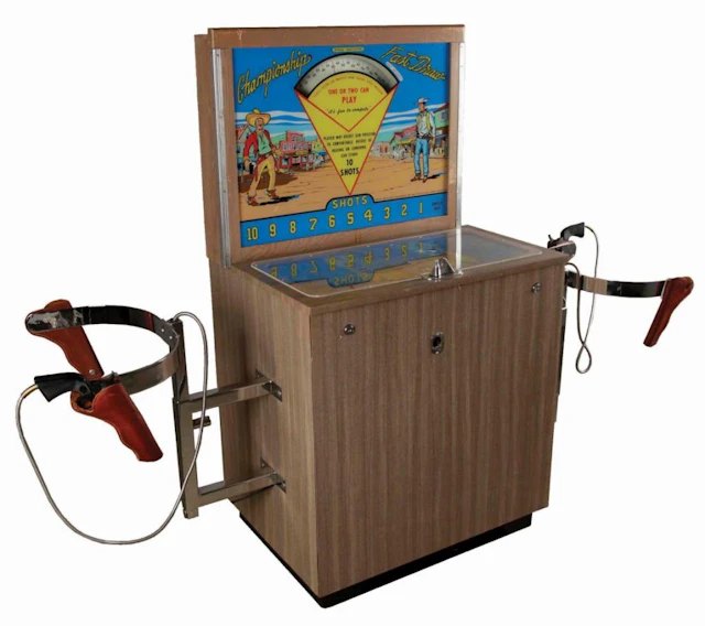10¢ Southland Engineering Inc. Championship Fast Draw Arcade Game.