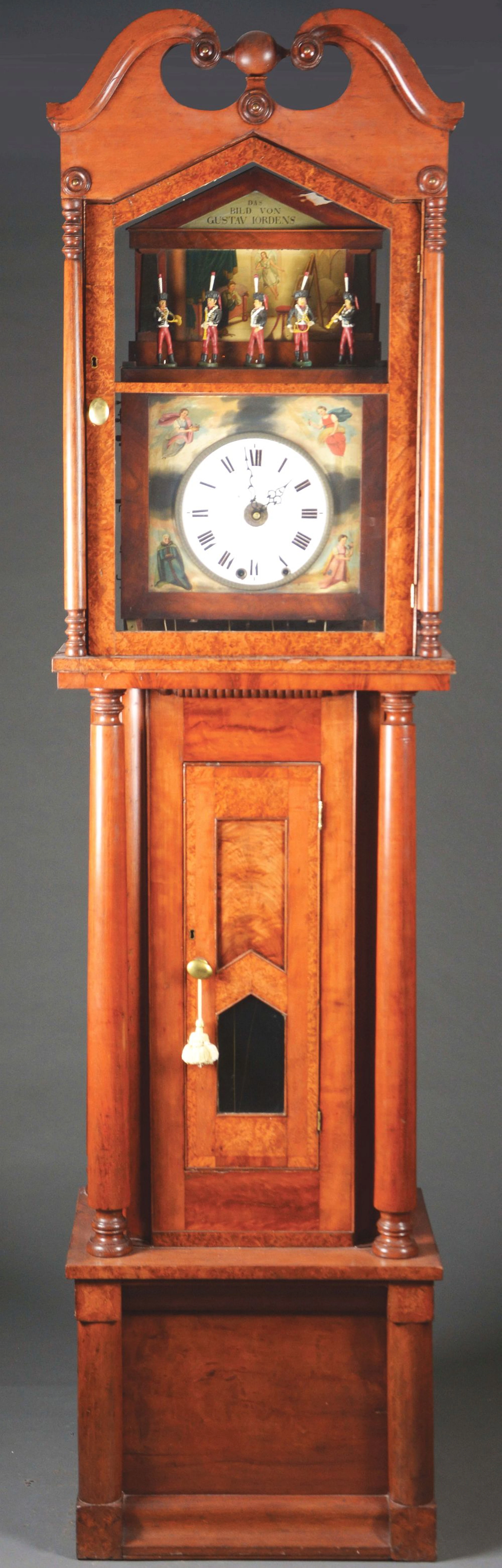 Fine Automaton Musical Tall Case Clock.