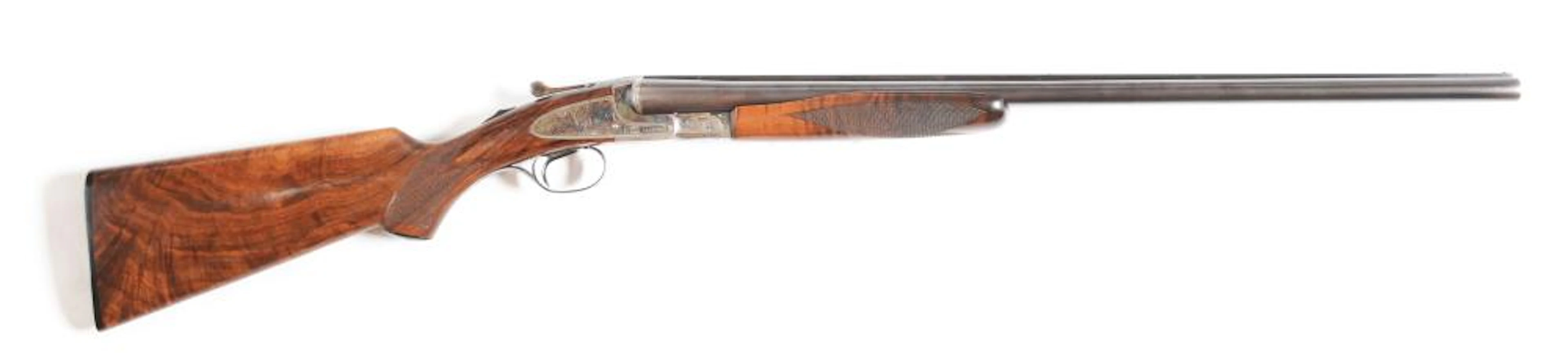 (C) L.C. SMITH SIDE BY SIDE SHOTGUN.
