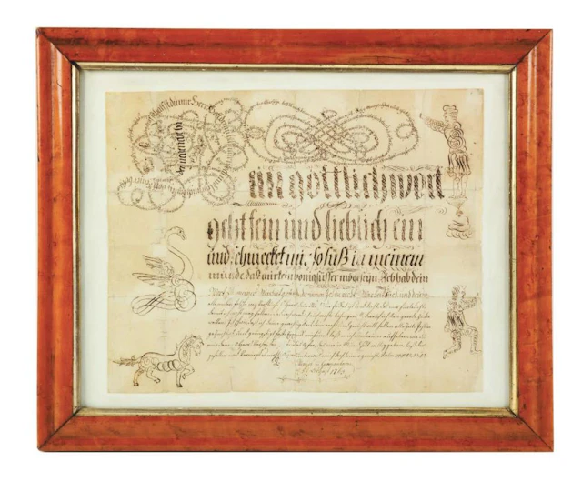RELIGIOUS TEXT. GERMANTOWN, PENNSYLVANIA. CIRCA 1763.