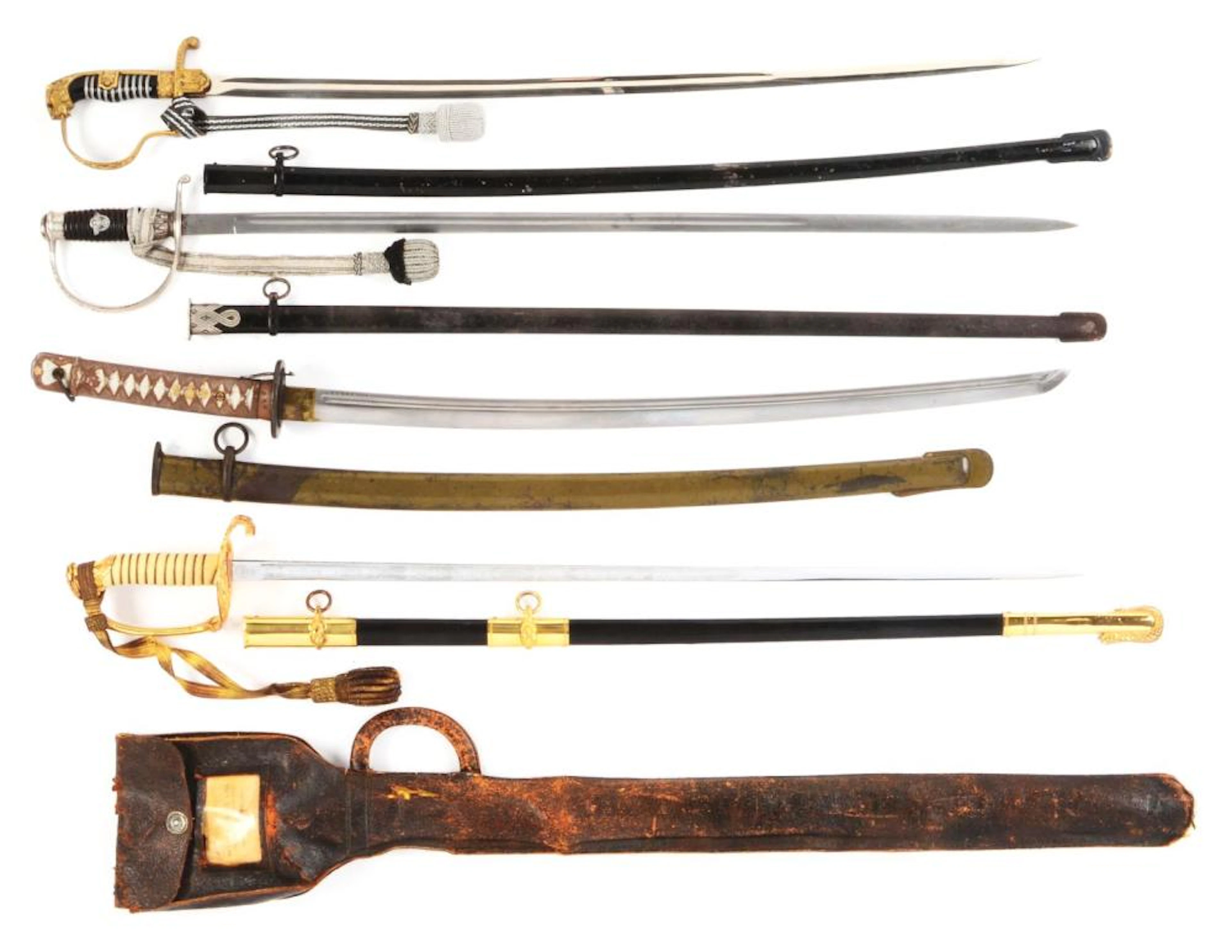LOT OF 4: SWORDS - GERMAN WORLD WAR II HEER