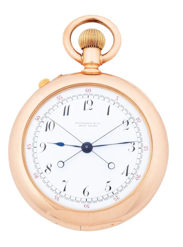 18K PINK GOLD TIFFANY & CO SPLIT-SECOND RATTRAPANTE...