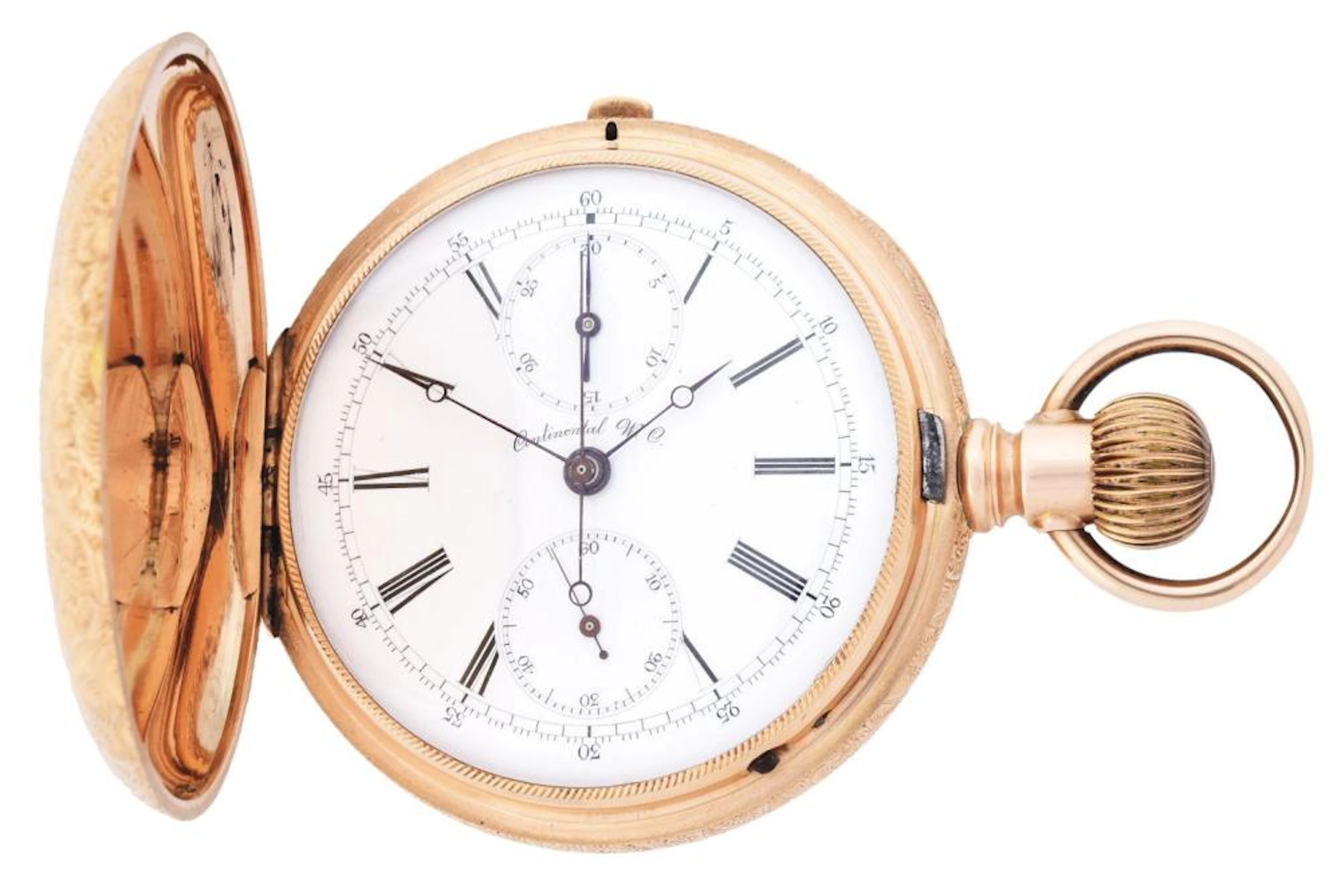 14K PINK GOLD CONTINENTAL W.C