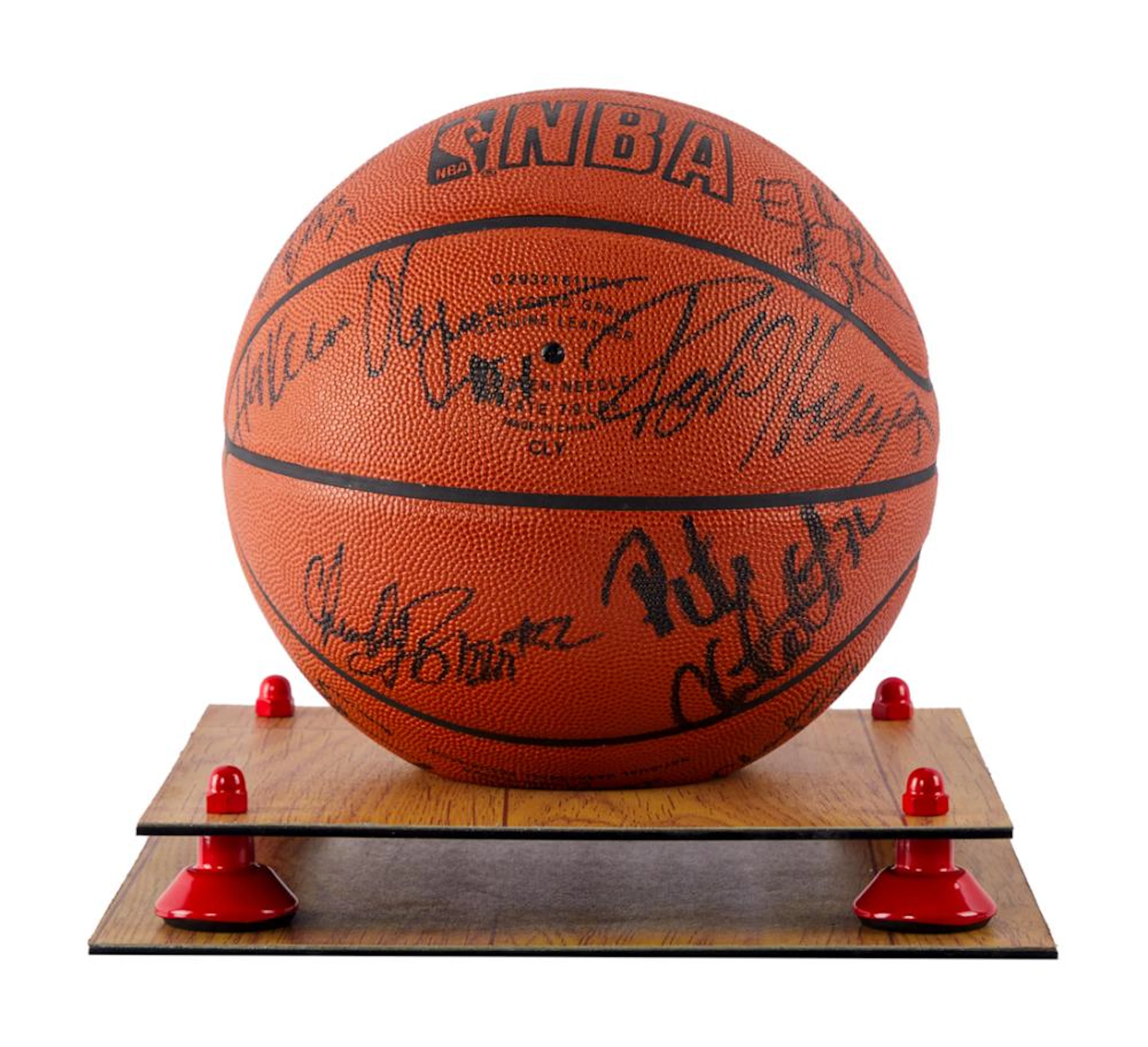 ZZ TOP | DUSTY HILL 1995-1996 HOUSTON ROCKETS SIGNED BASKETBALL