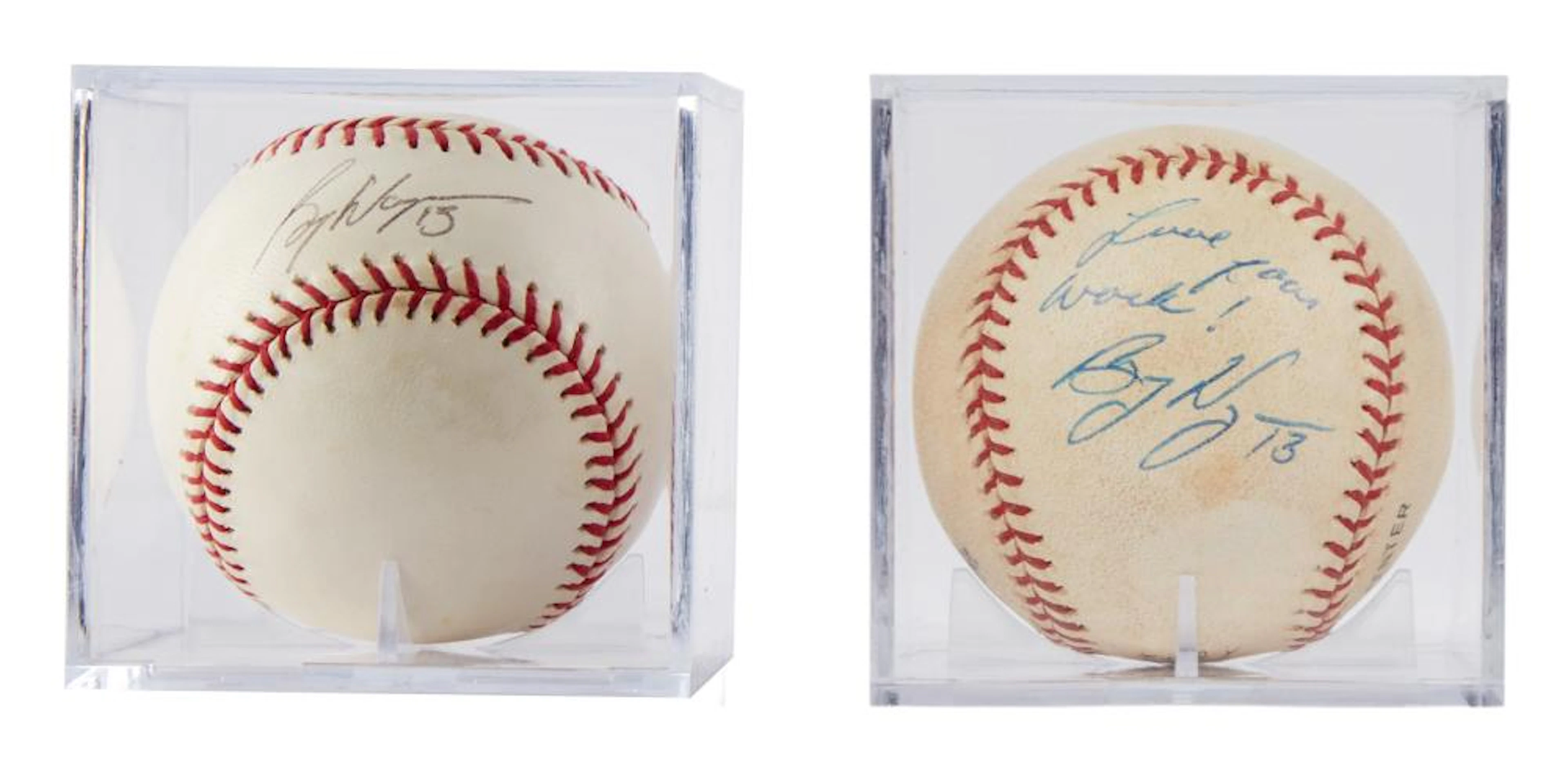 ZZ TOP | DUSTY HILL BASEBALLS SIGNED BY HOUSTON ASTROS BILLY WAGNER