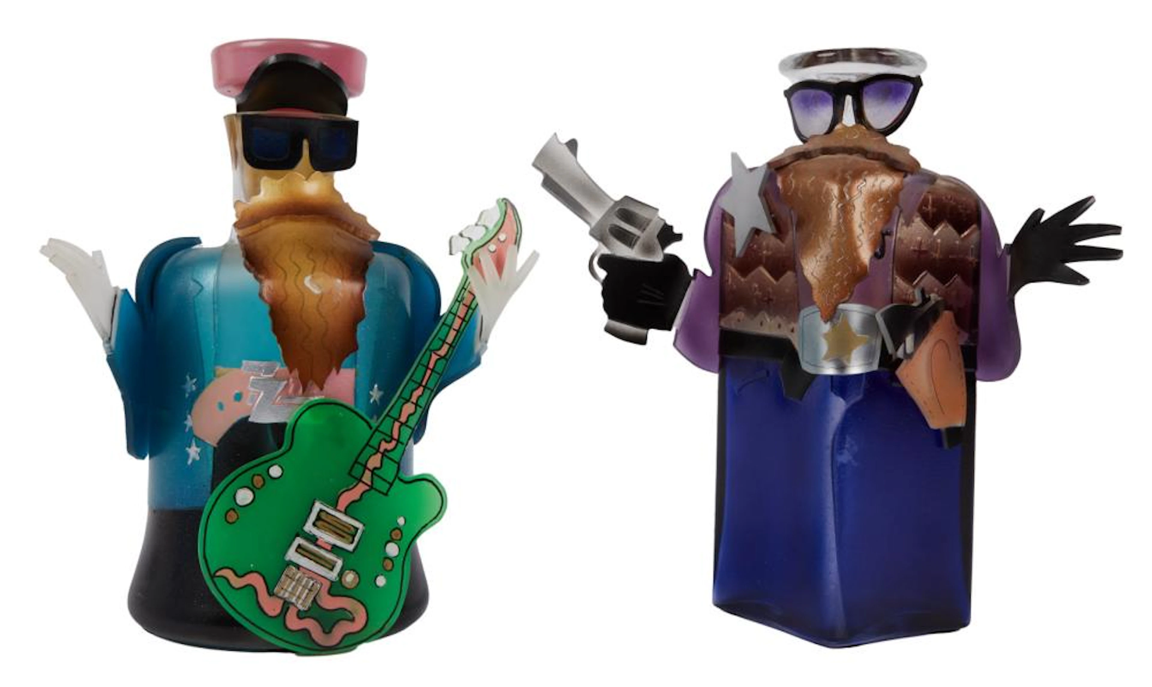 ZZ TOP | DUSTY HILL GLASS PORTRAIT SCULPTURES