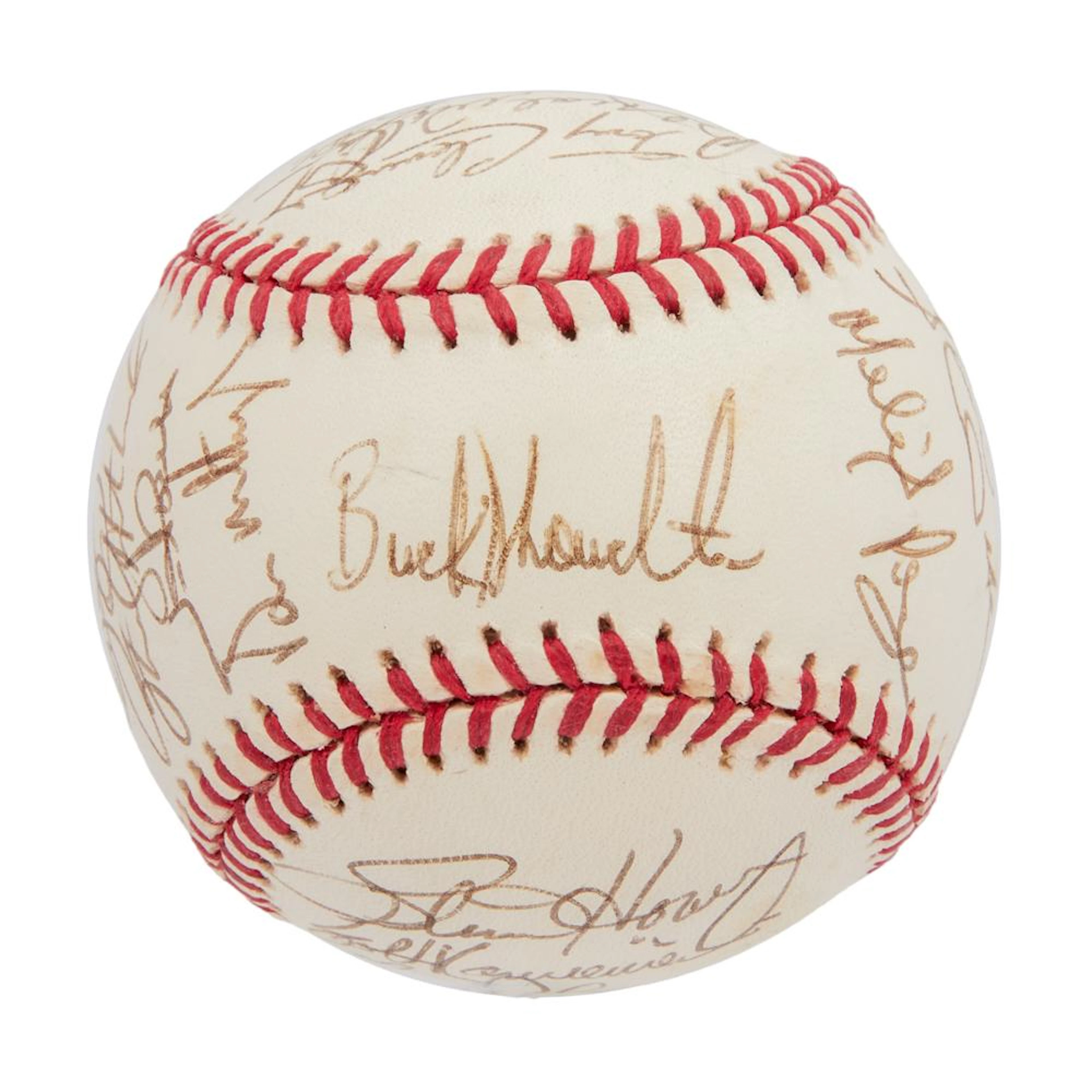 ZZ TOP | DUSTY HILL 1994 YANKEES SIGNED BASEBALL