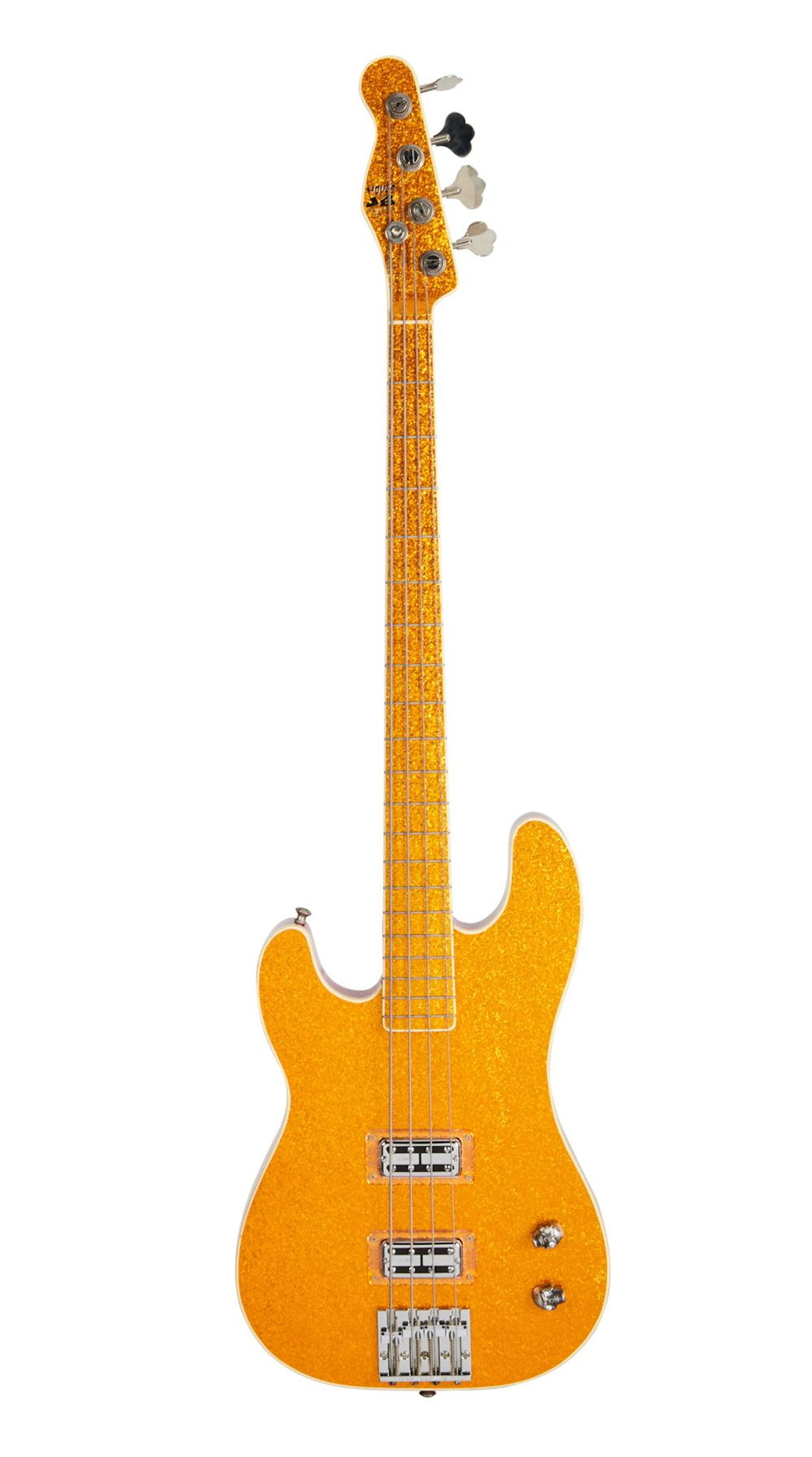 ZZ TOP | DUSTY HILL BOLIN REVERSE GOLD SPARKLE BASS