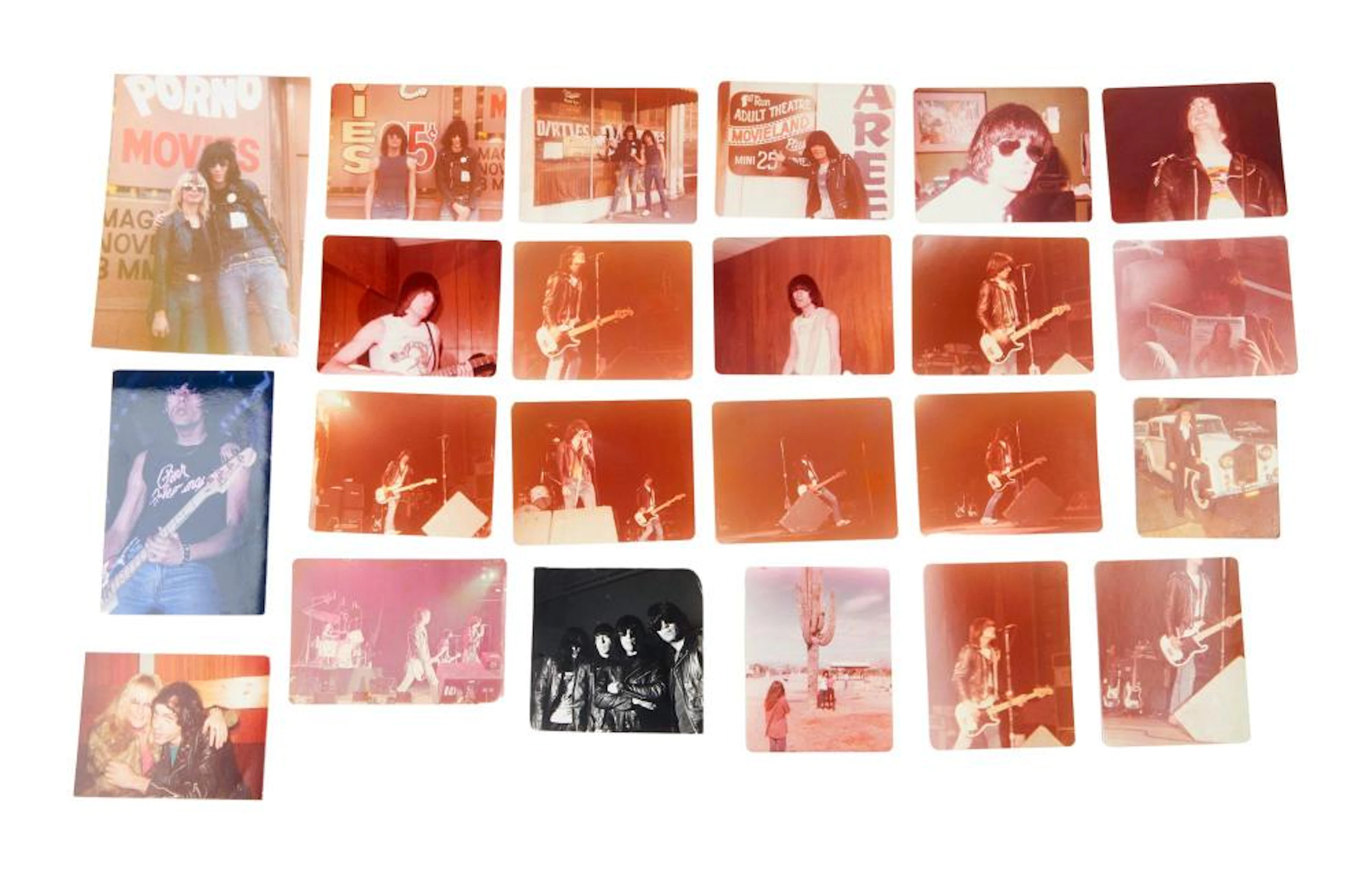 THE RAMONES | DEE DEE RAMONE VINTAGE BAND PHOTOS AND MEMORABILIA (A2)