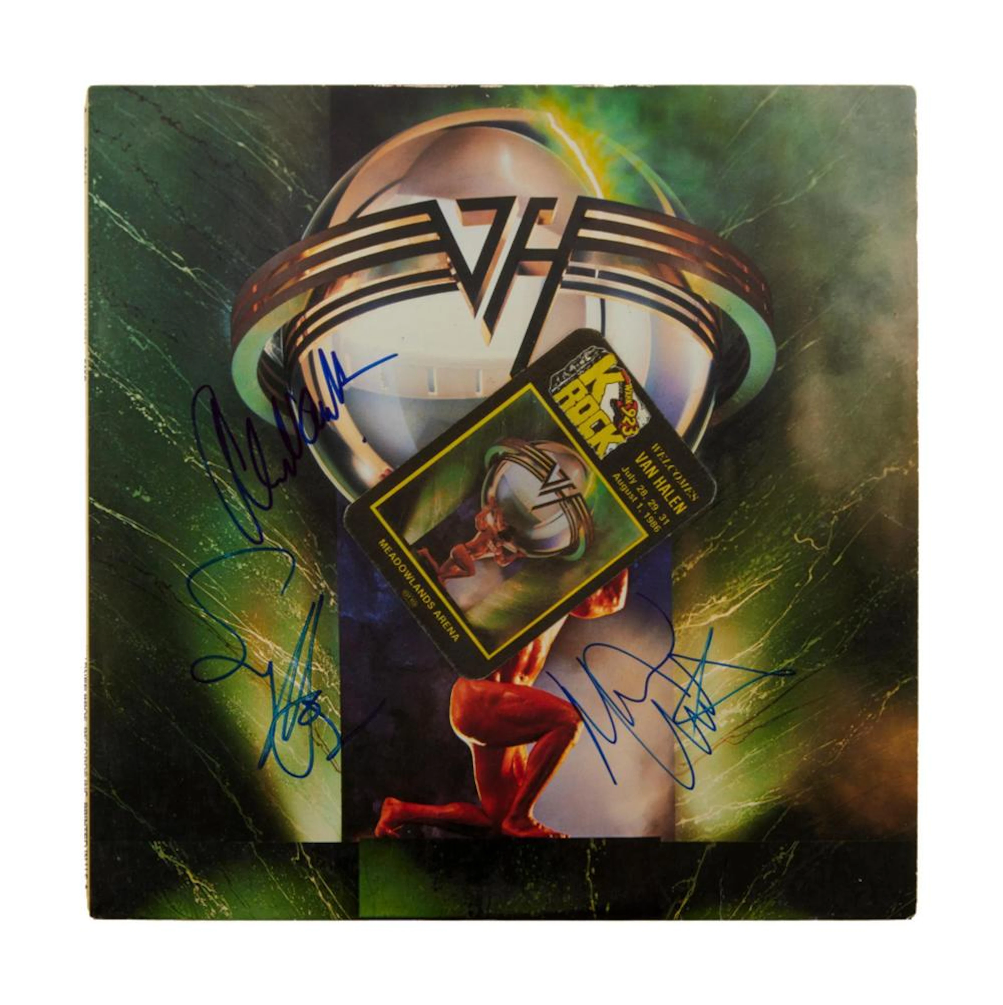 VAN HALEN | SIGNED "5150" RECORD ALBUM