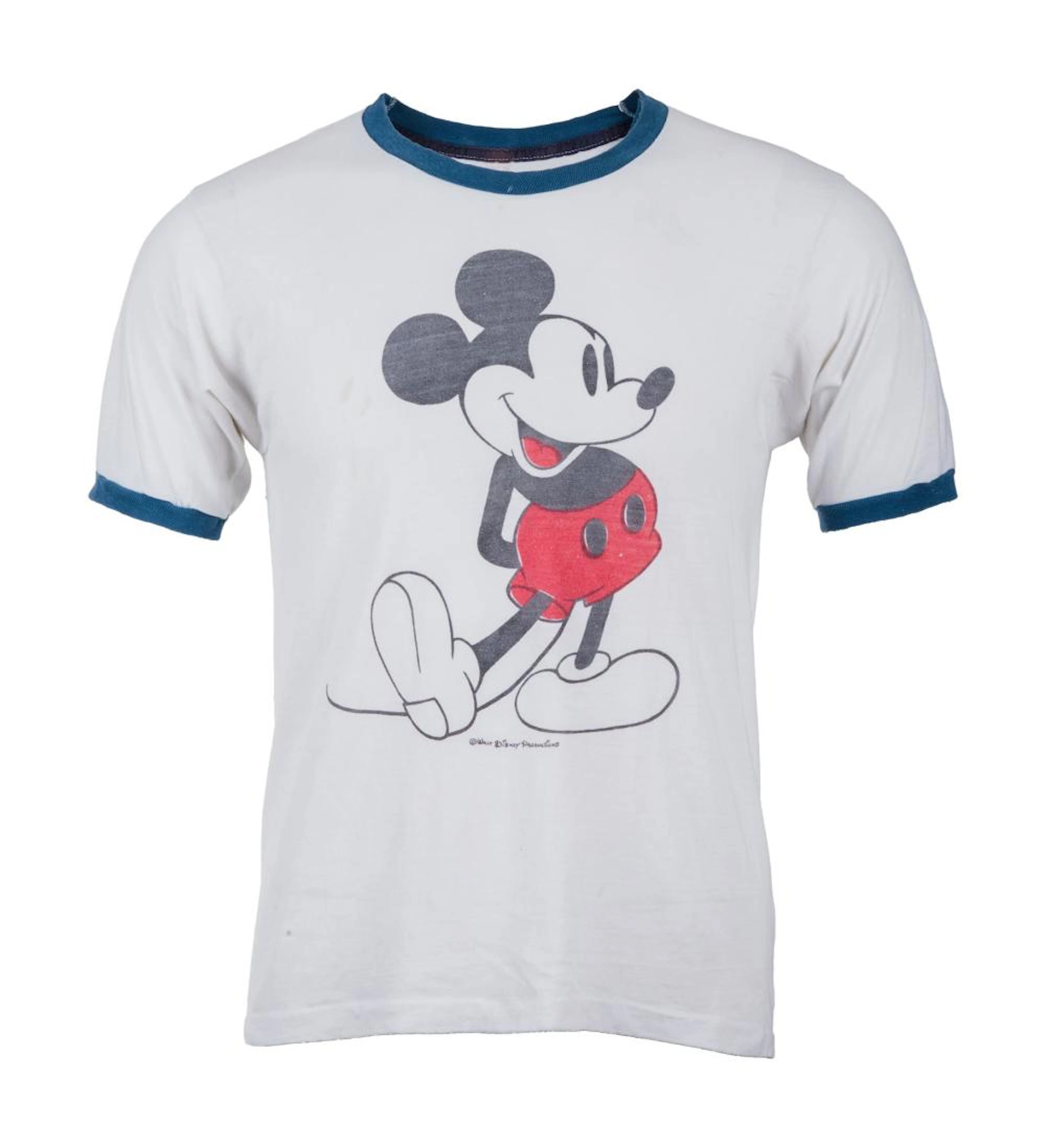 THE RAMONES | DEE DEE RAMONE MICKEY MOUSE RINGER T-SHIRT (WITH PHOTO)
