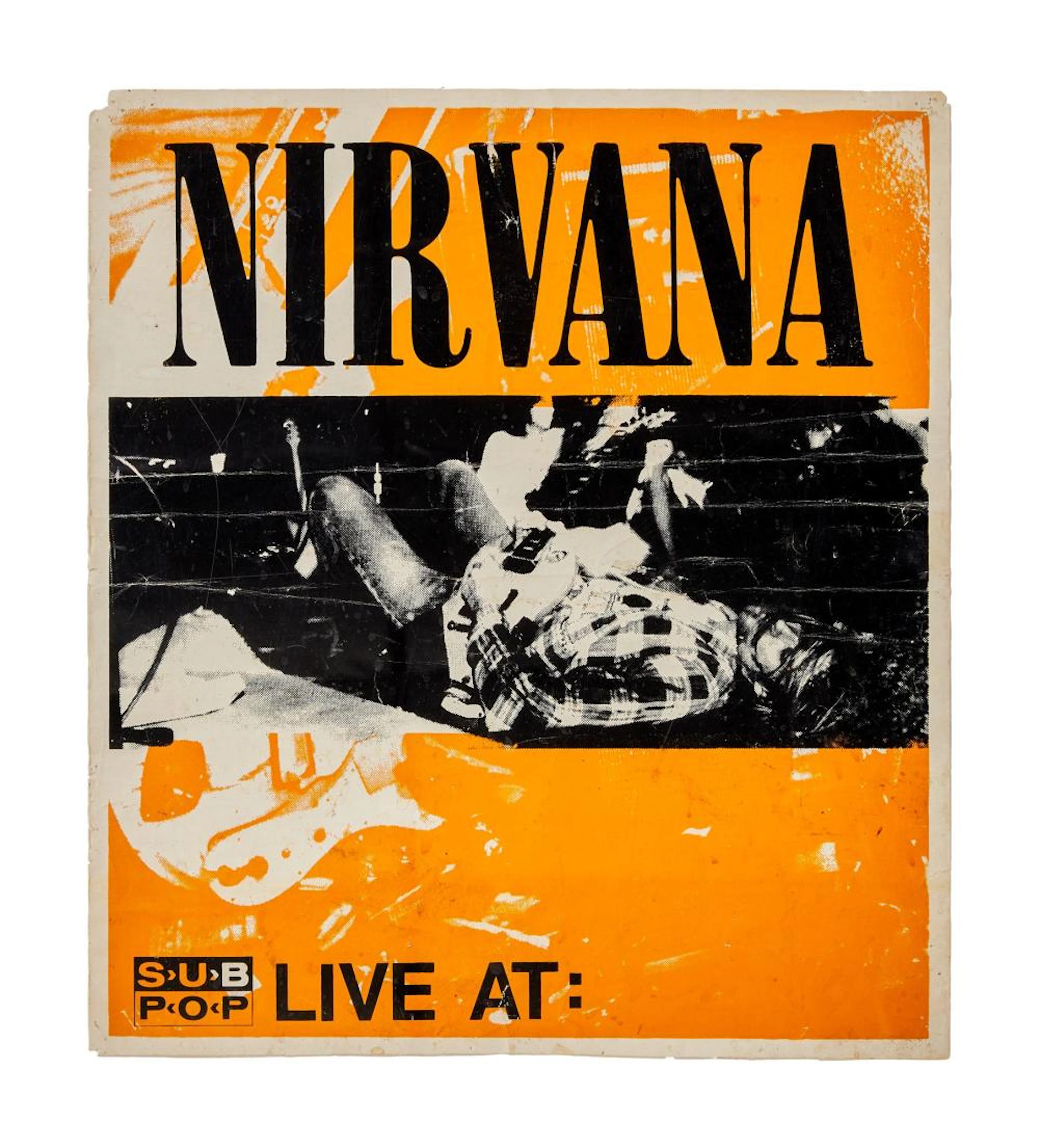 IRVANA | 1989 TOUR BLANK POSTER
