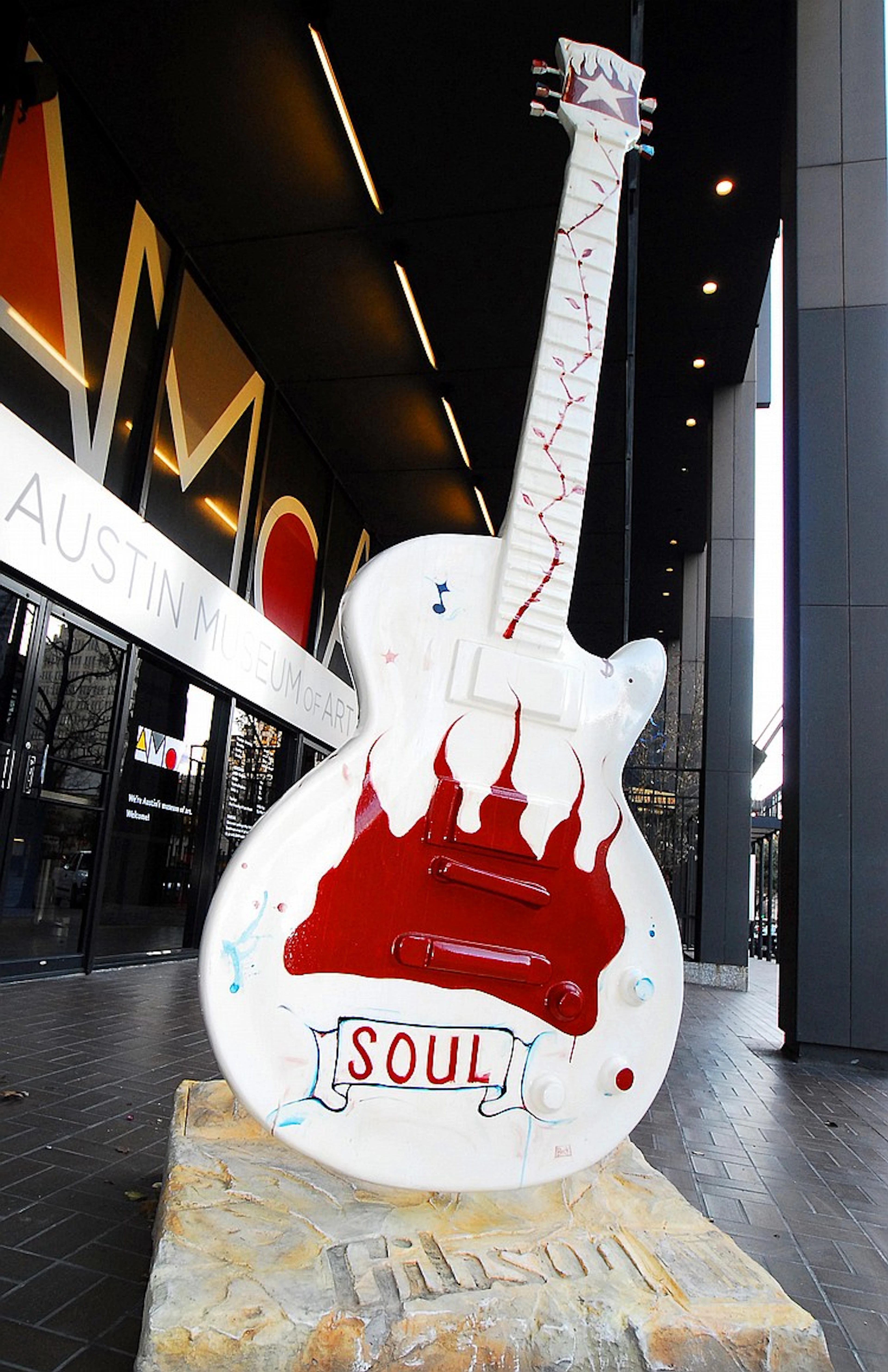 ALEJANDRO ESCOVEDO SOUL GIBSON GUITAR SCULPTURE