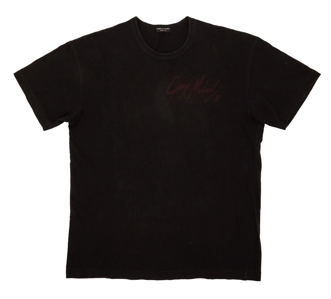 GEORGE MICHAEL | COMME DES GARCONS WORN AND SIGNED T-SHIRT