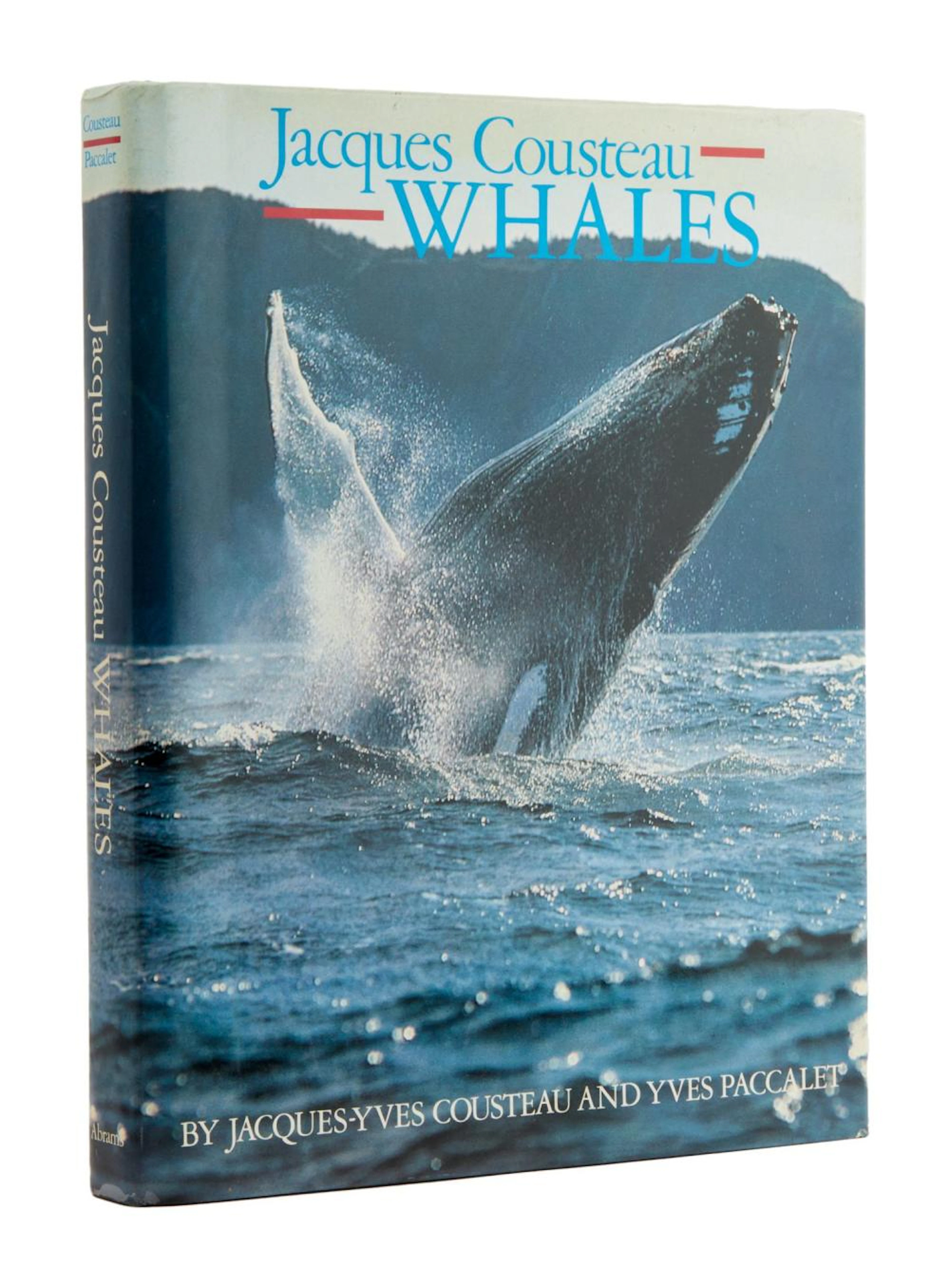 FRANK ZAPPA | JACQUES COUSTEAU SIGNED AND BIRTHDAY-GIFTED "WHALES" BOOK