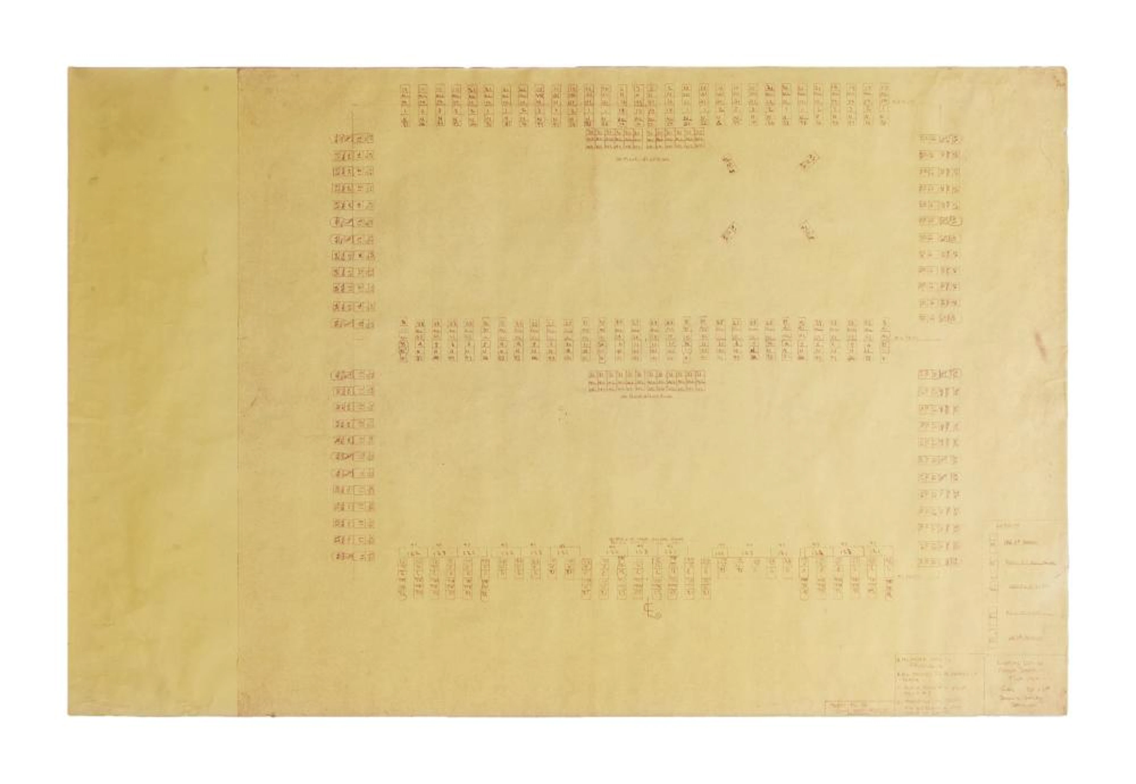 FRANK ZAPPA | 1984 TOUR LIGHTING PLOT