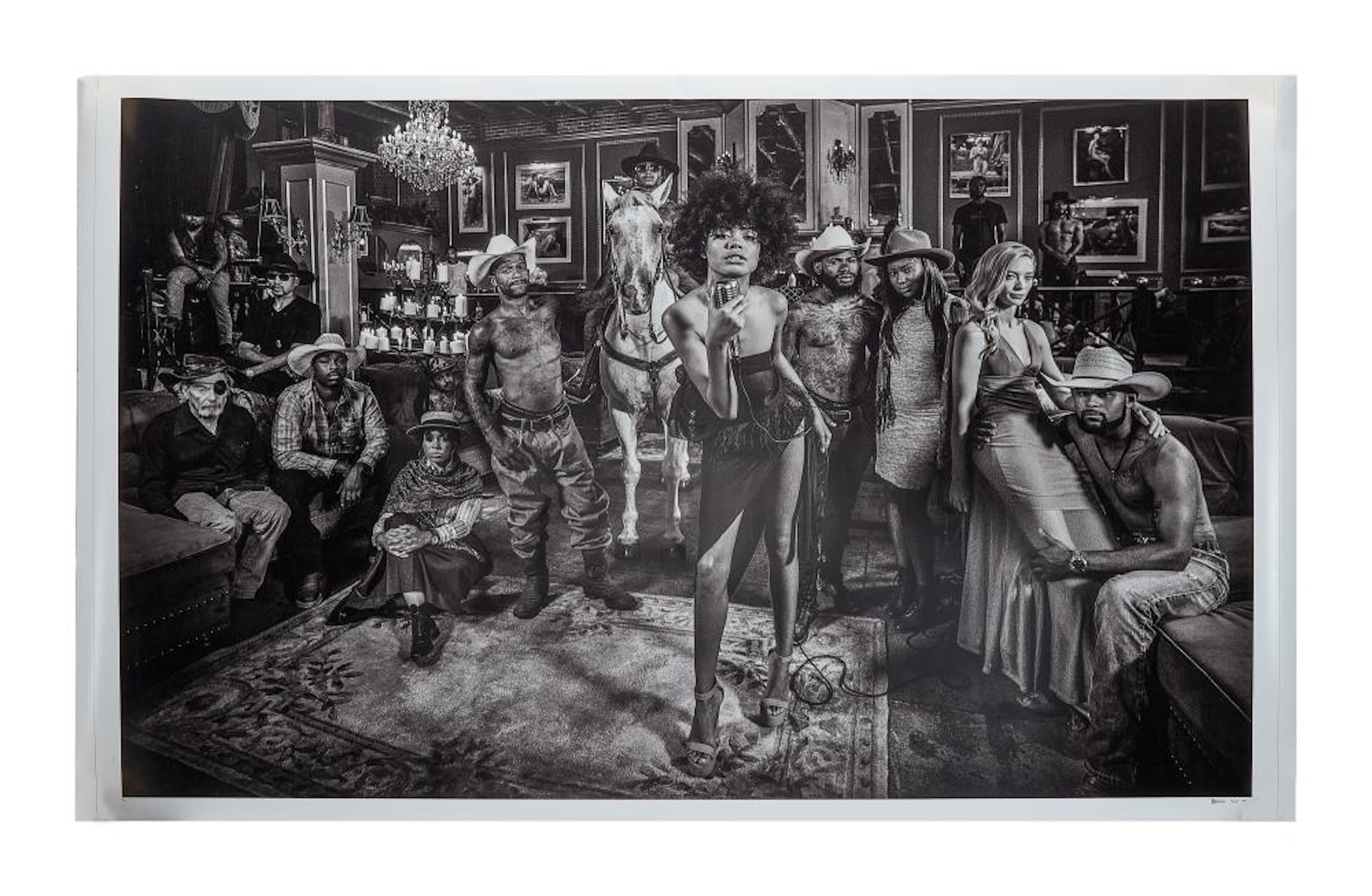 DAVID YARROW: SIGNED LIMITED-EDITION "COMPTON COWBOYS" PHOTOGRAPH