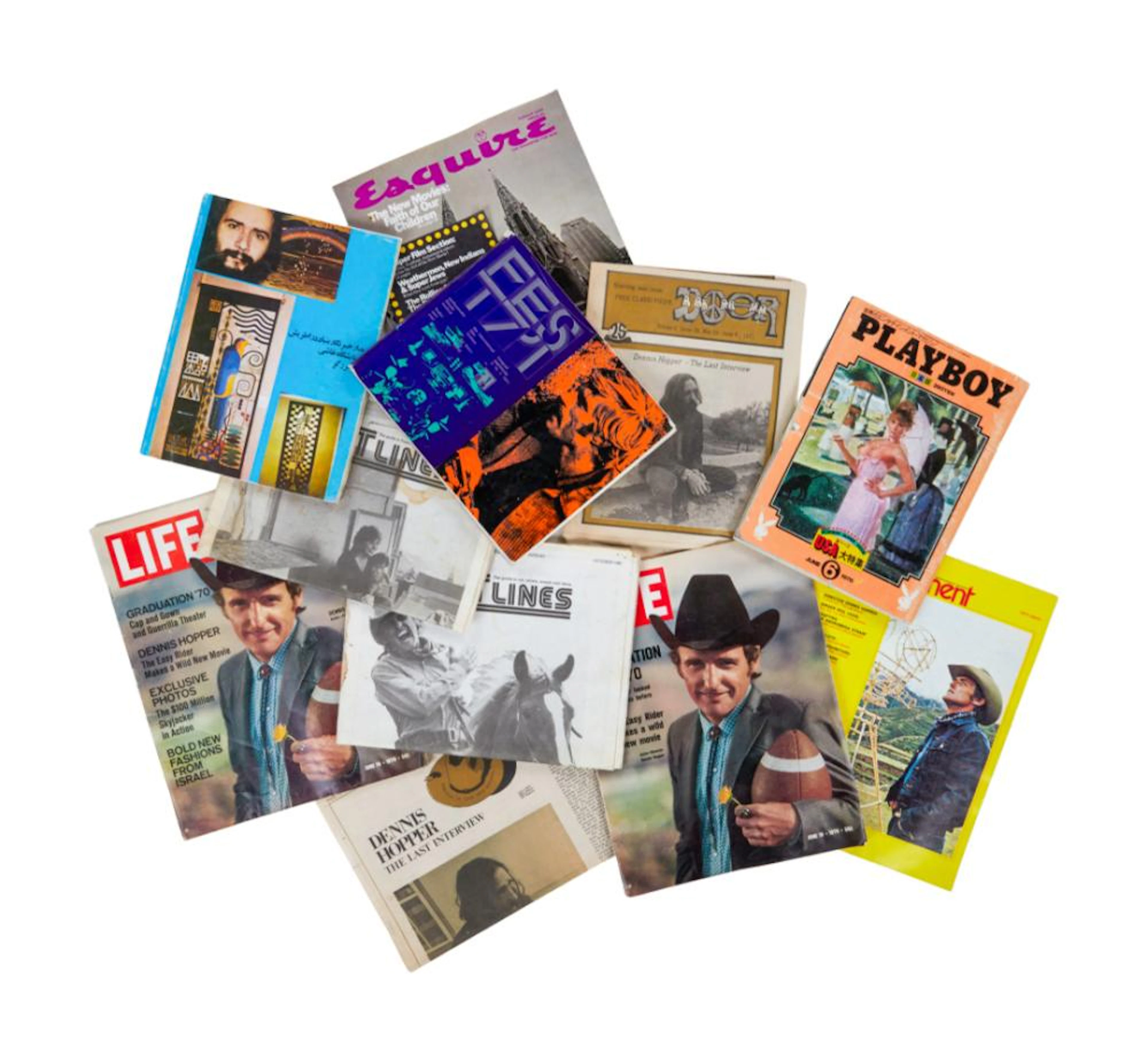 DENNIS HOPPER | PERSONALLY-OWNED HOPPER-RELATED MAGAZINES
